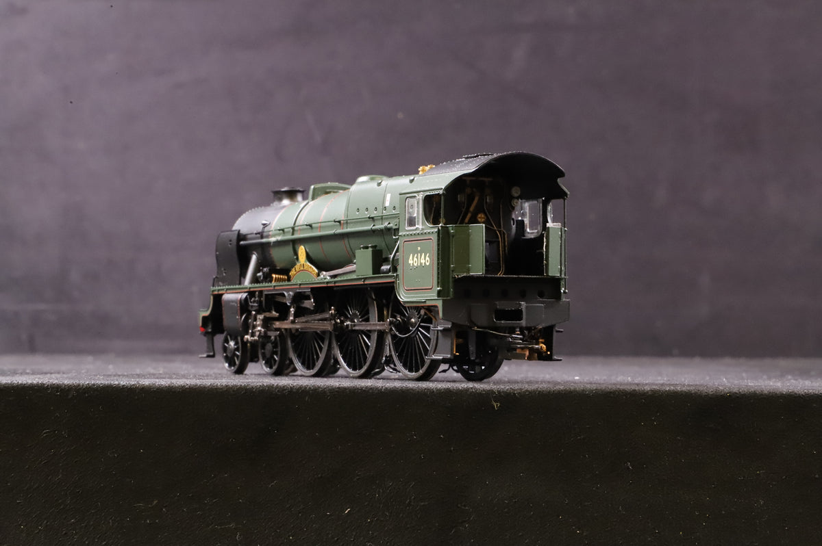 WORKSHOP Hornby OO R2630 Royal Scot Class 7P &#39;46146&#39; &#39;The Rifle Brigade&#39; BR Green L/C Non Runner