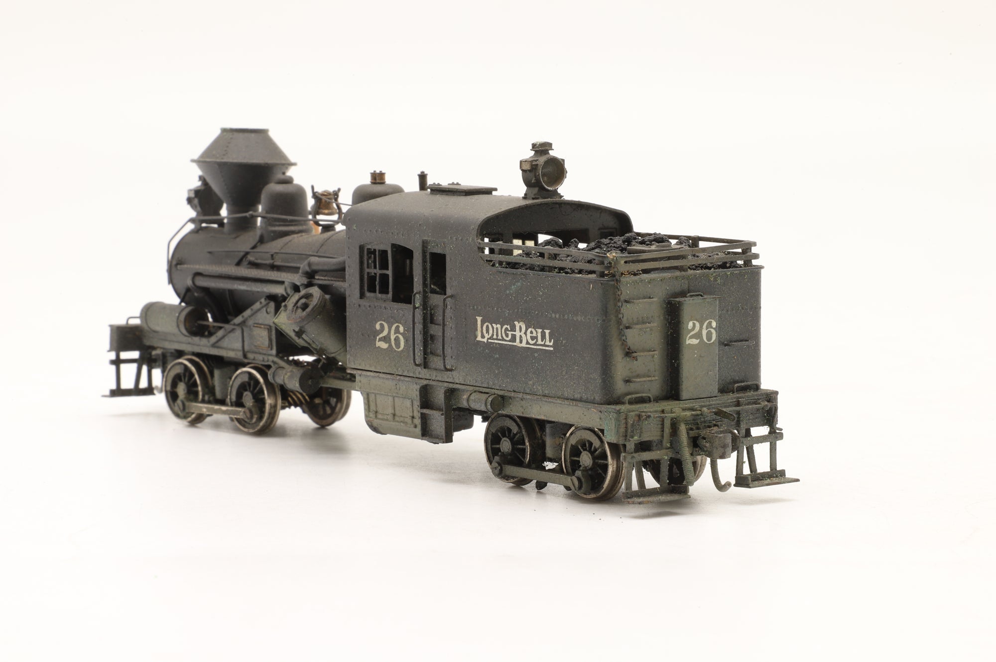 United Scale Models HO Brass Heisler Steam Locomotive '26' Weathered Custom Painted