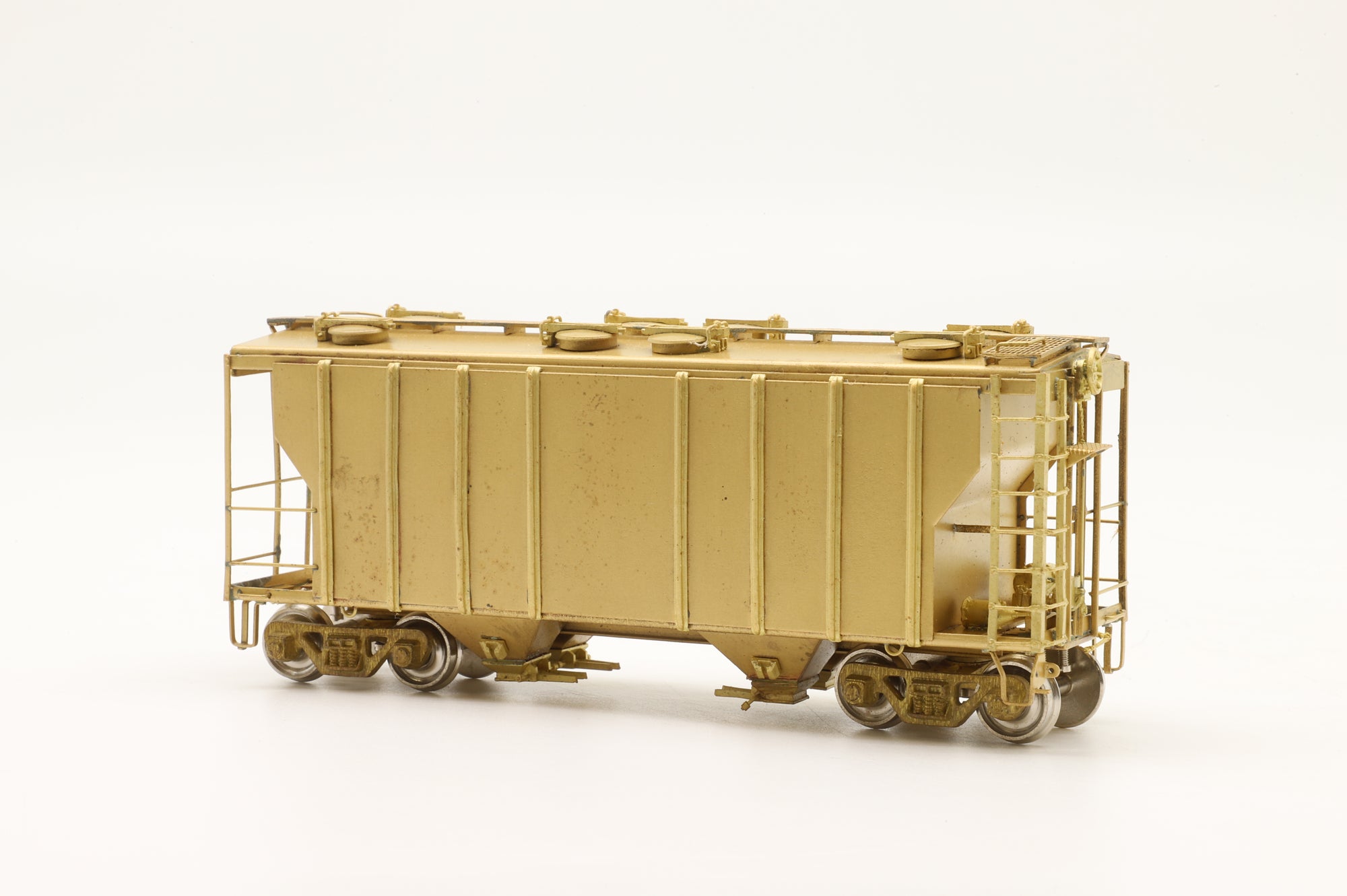 Nickel Plate Products HO Brass B&O 100T Covered Hopper Car Unpainted