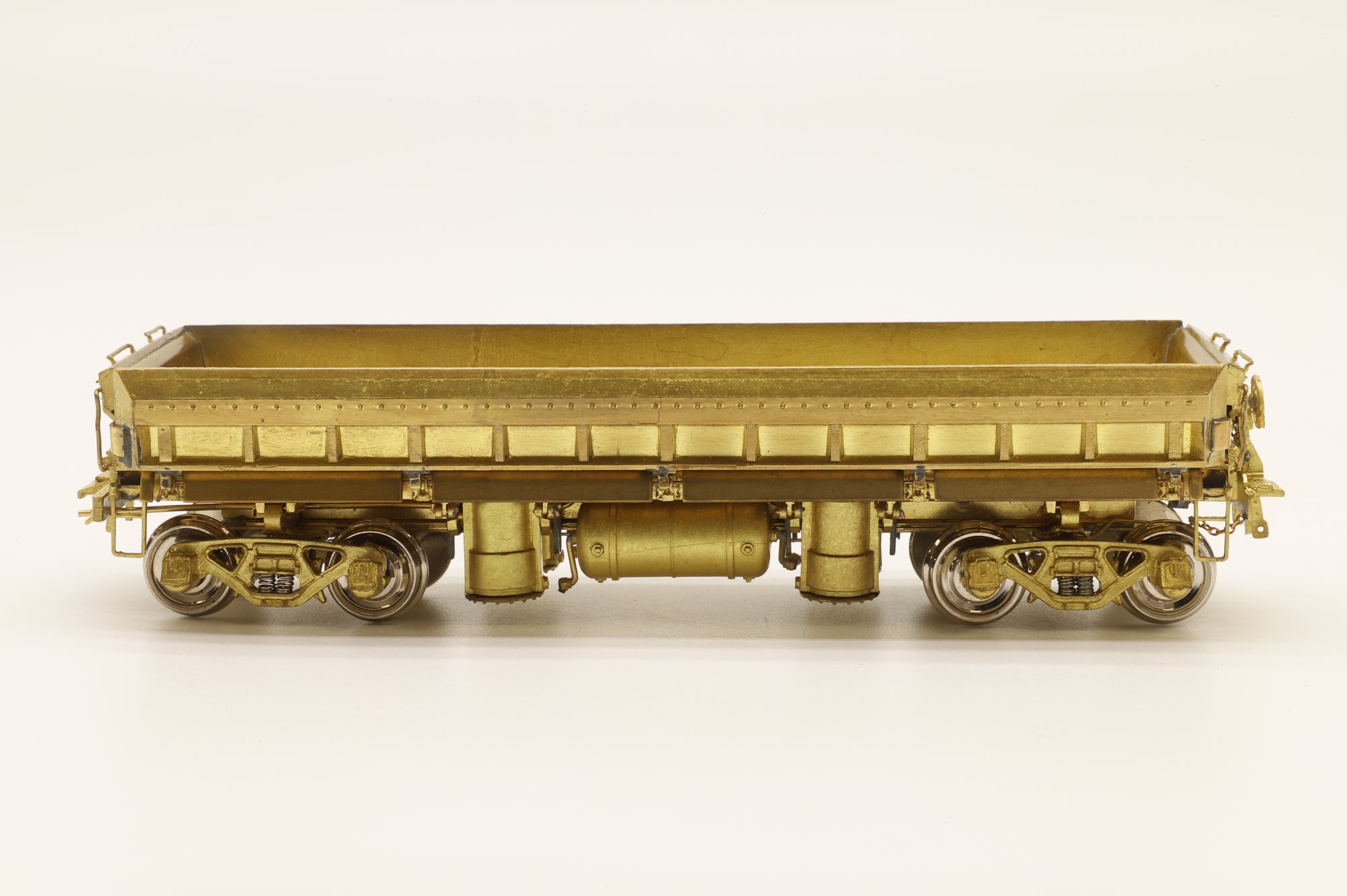 Overland Models HO Brass 1371 Austin Western 30yd Air Dump Car Unpainted