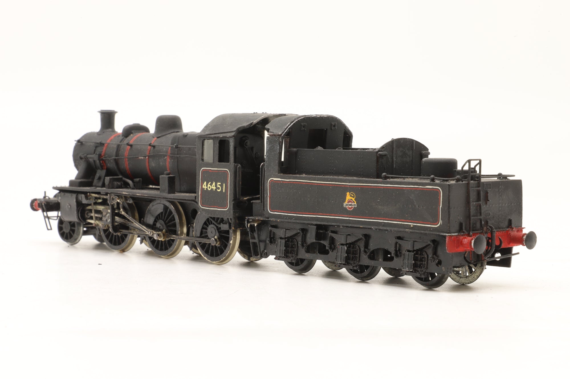 Nu-Cast OO E323 LMS Ivatt 2-6-0 '46451' BR Lined Black E/C Kit Built