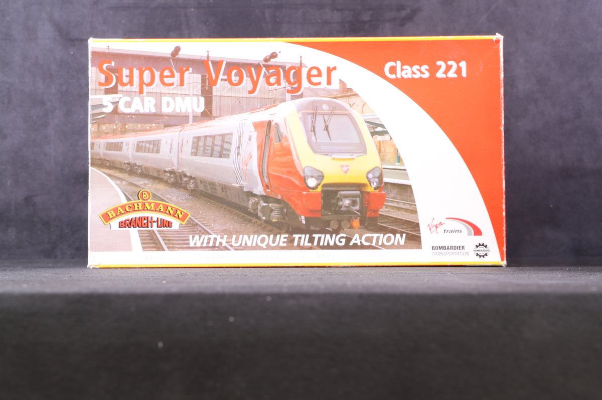 Bachmann OO 32-625 Class 221 Virgin Super Voyager (Tilting) 5 Car Unit