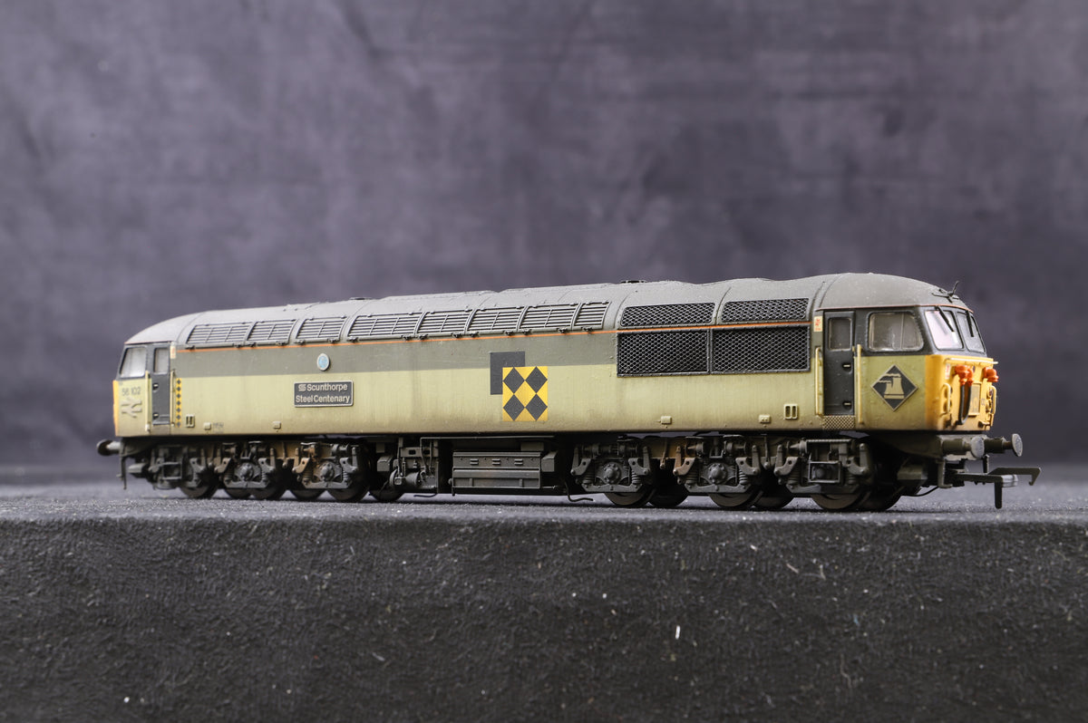 Hornby OO BR Sub Sector &#39;56102&#39; &#39;Scunthorpe Steel Centenary&#39;, Weathered