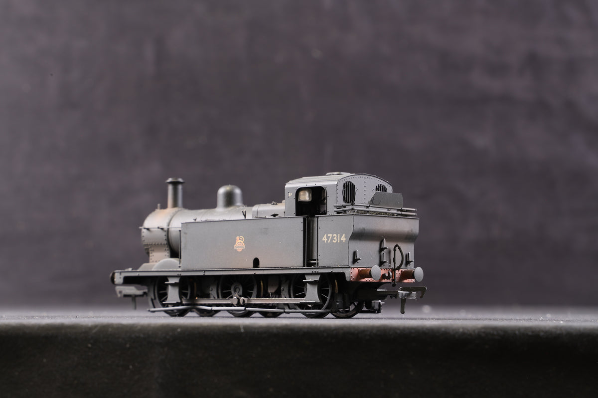 Bachmann OO 32-232 Class 3F Jinty &#39;47314&#39; BR Black L/Crest,  Re-No&#39;d &amp; Weathered