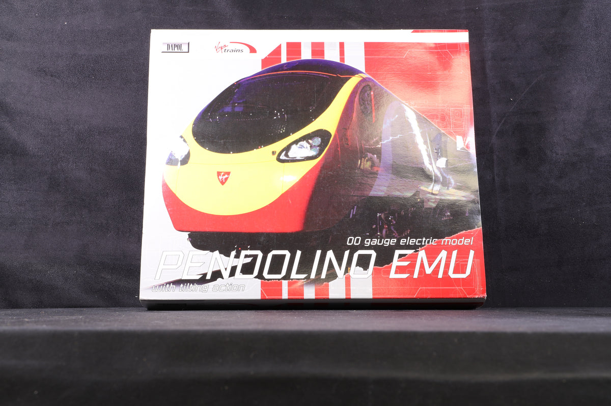 Dapol OO D390-2 Virgin Pendolino &#39;Red Revolution&#39; 4-Car EMU