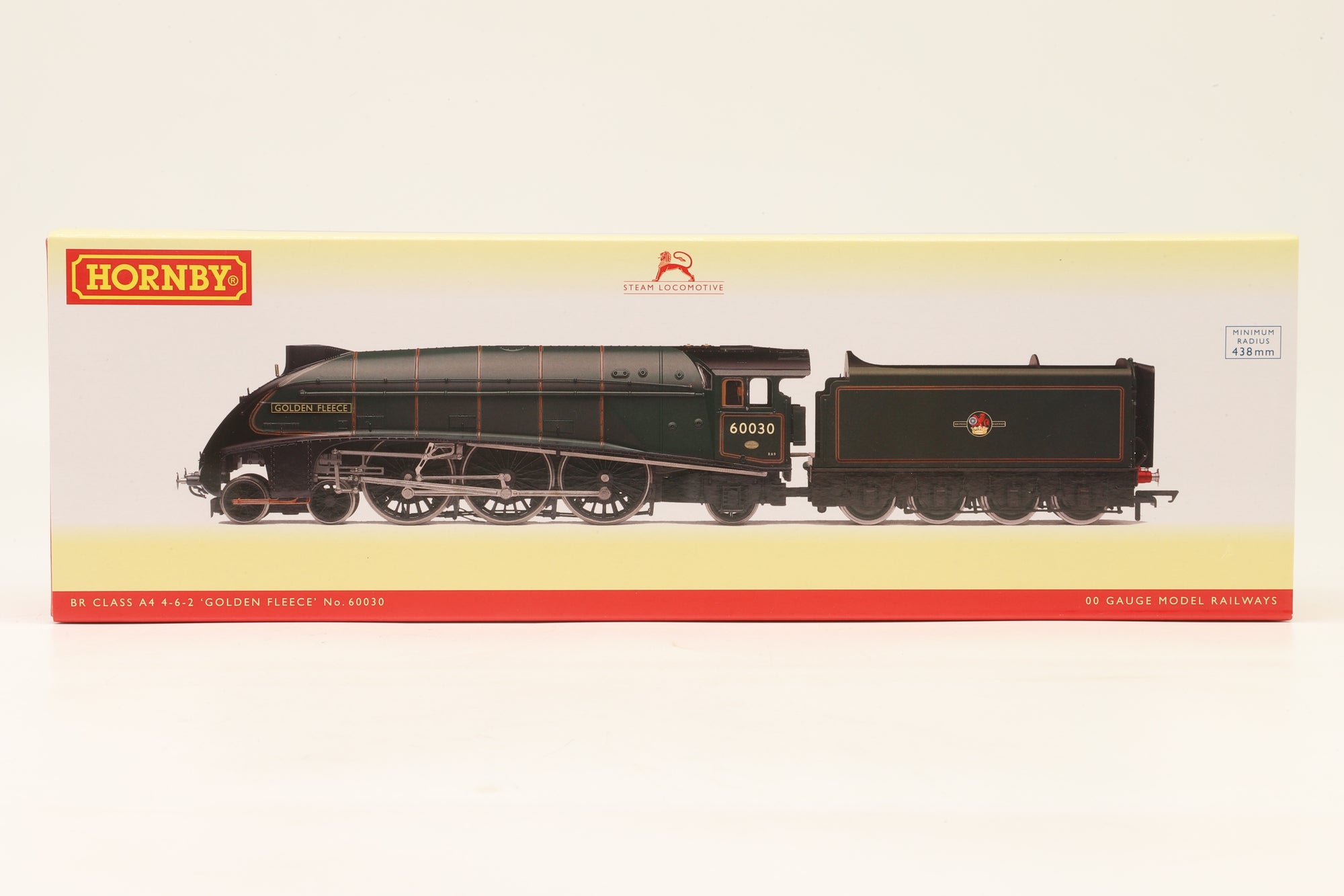 Hornby OO R3994 Class A4 '60030' 'Golden Fleece' BR Lined Green L/C