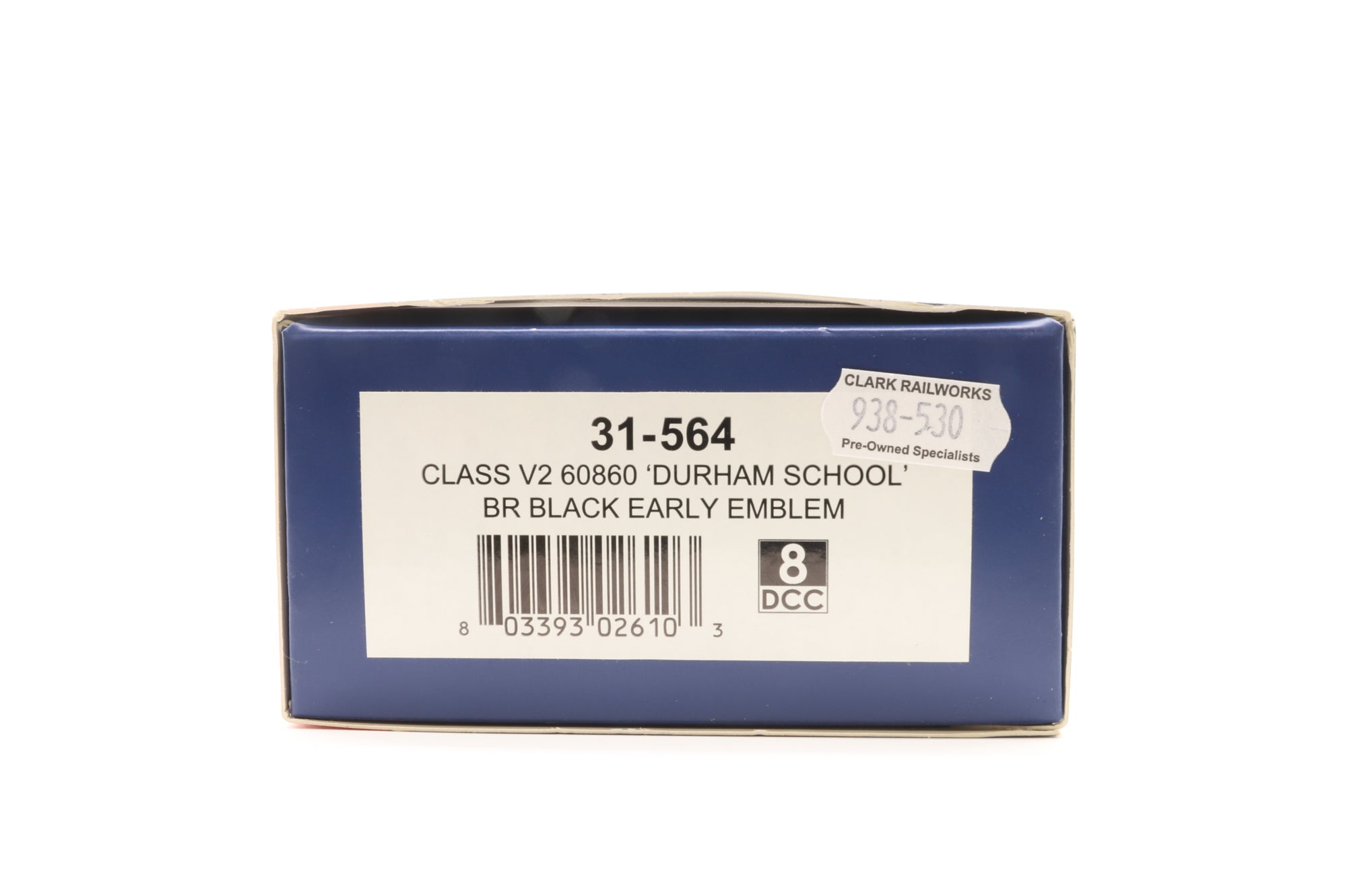 Bachmann OO 31-564 Class V2 60860 'Durham School' in Lined BR Black E/C