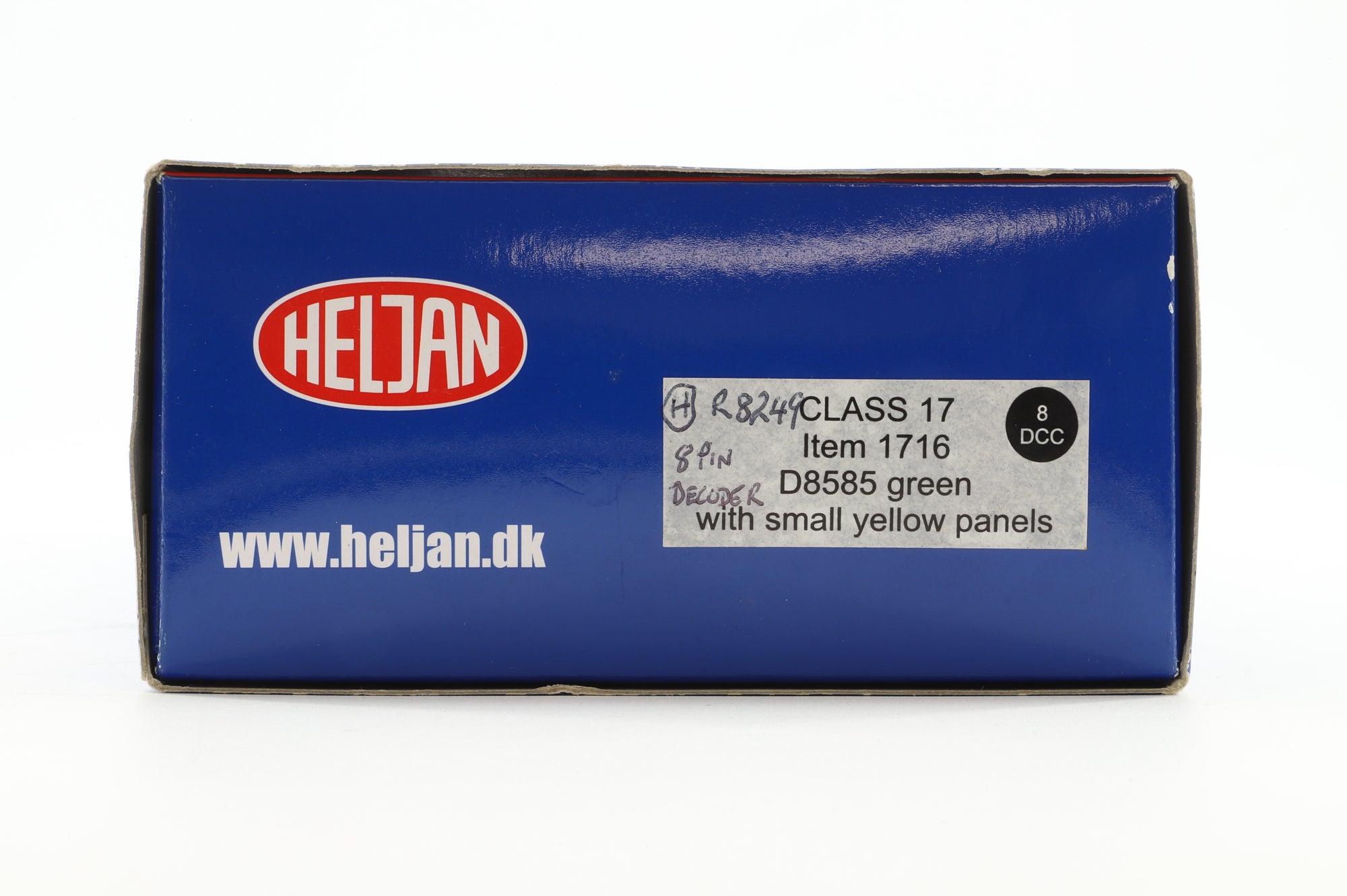 WORKSHOP Heljan OO 1716 Class 17 'D8585' BR Green With Small Yellow Panels Weathered DCC Fitted