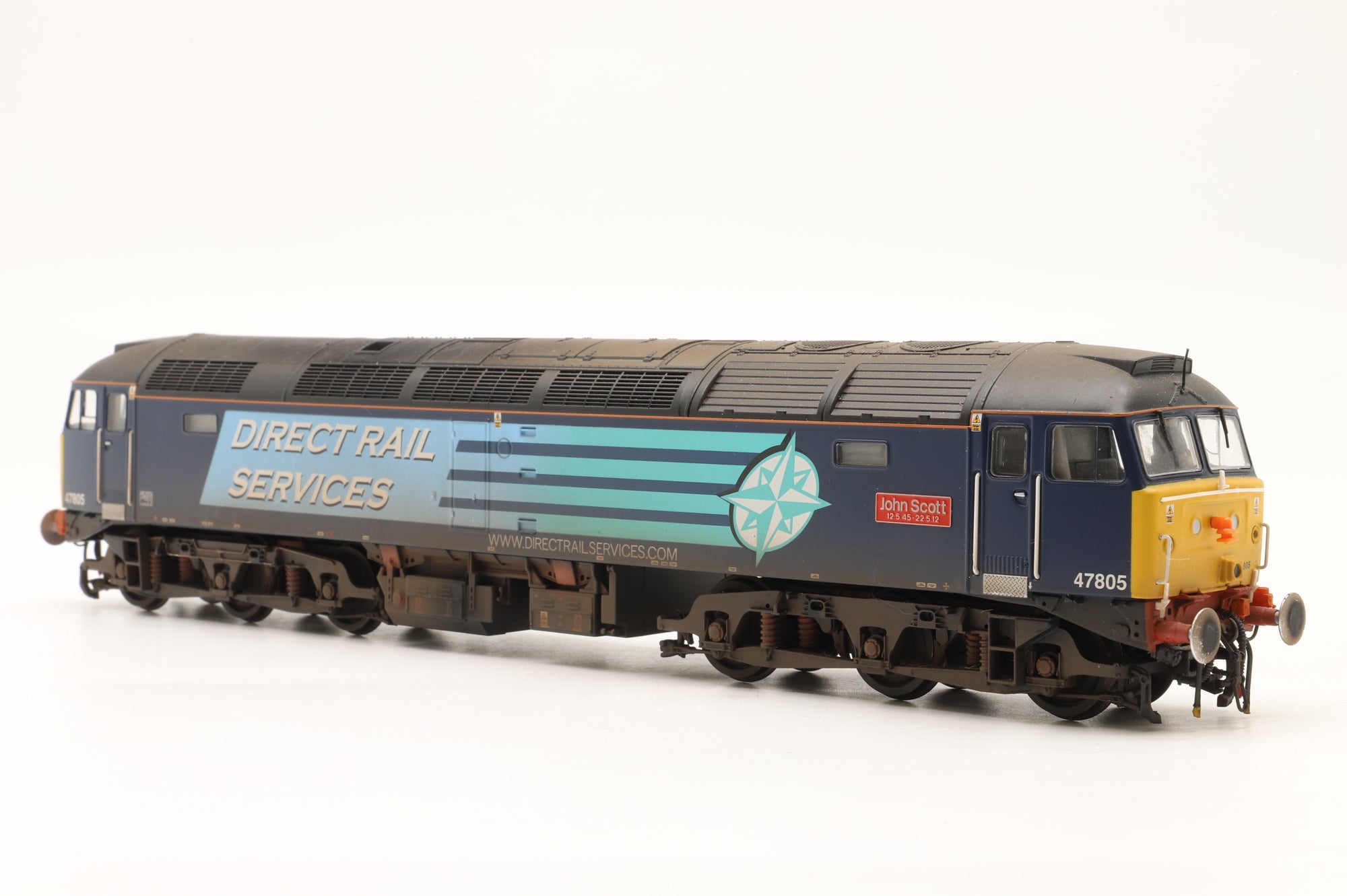 Bachmann OO 32-815 Class 47 '47805' 'John Scott' DRS TMC Weathered