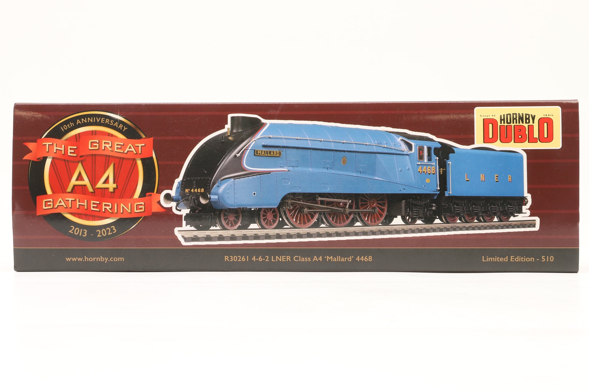 Hornby OO R30261 Class A4 '4468' 'Mallard' LNER Garter Blue Ltd Ed 338/ 510