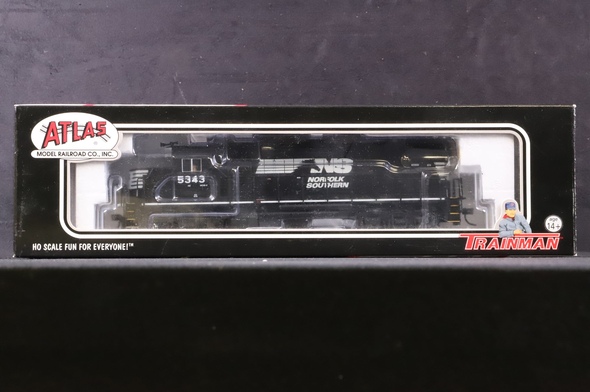 Atlas HO 961 GP38-2 Loco No.5343 in Norfolk Southern Black