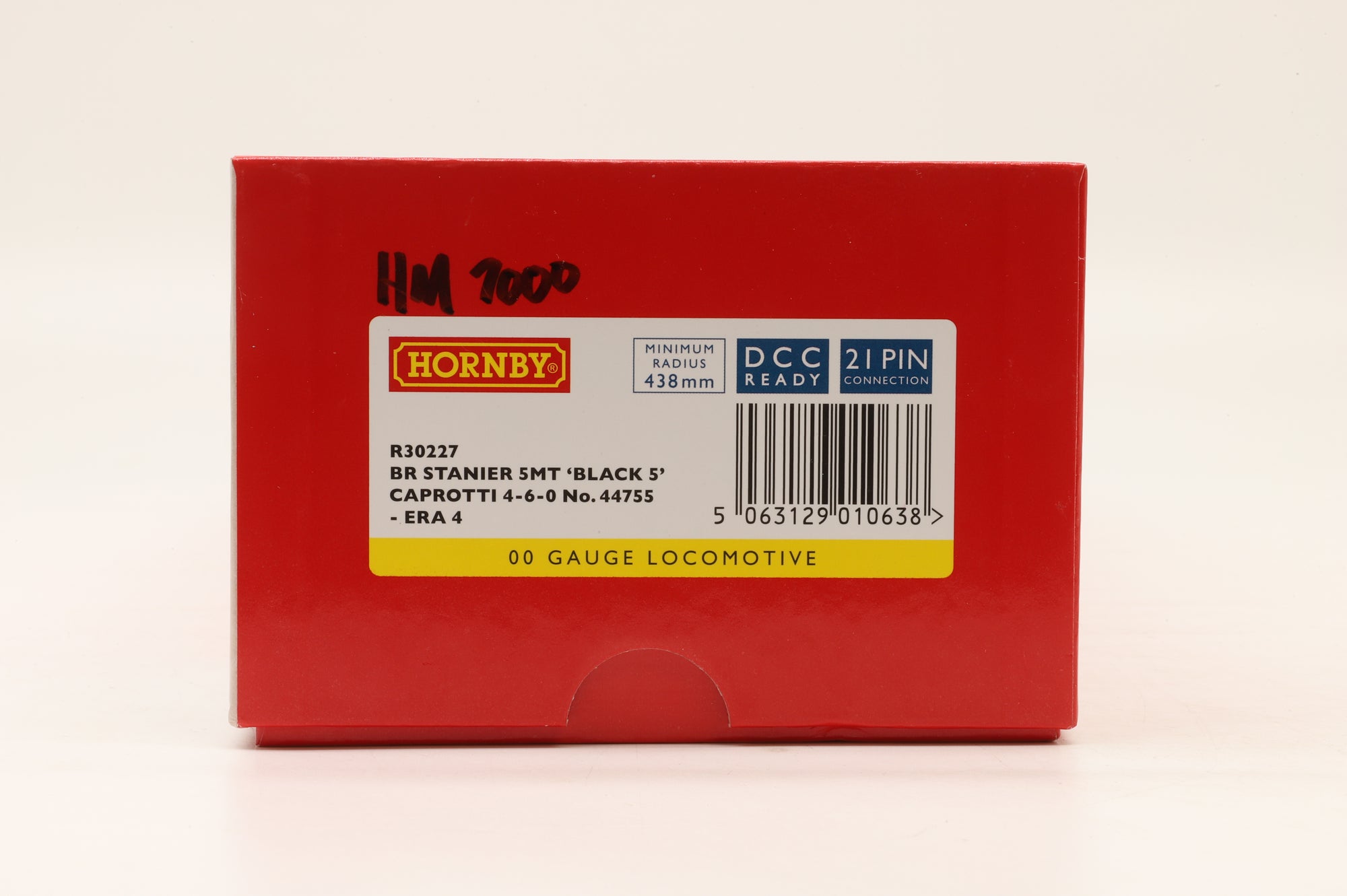 Hornby OO R30227 BR Stanier 5MT Black 5 Caprotti '447755' BR Lined Black E/C DCC Sound