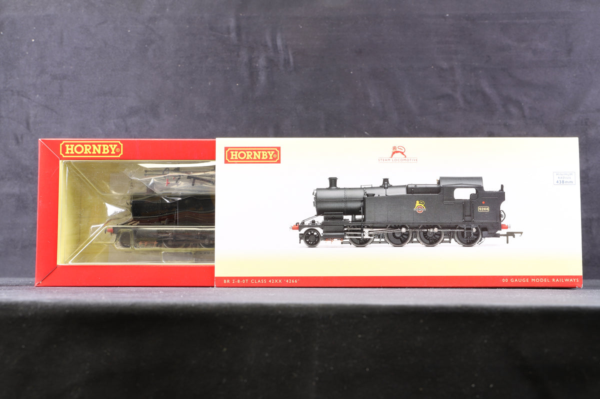 Hornby OO R3124 2-8-0T Class 42xx &#39;4266&#39; BR Black E/C