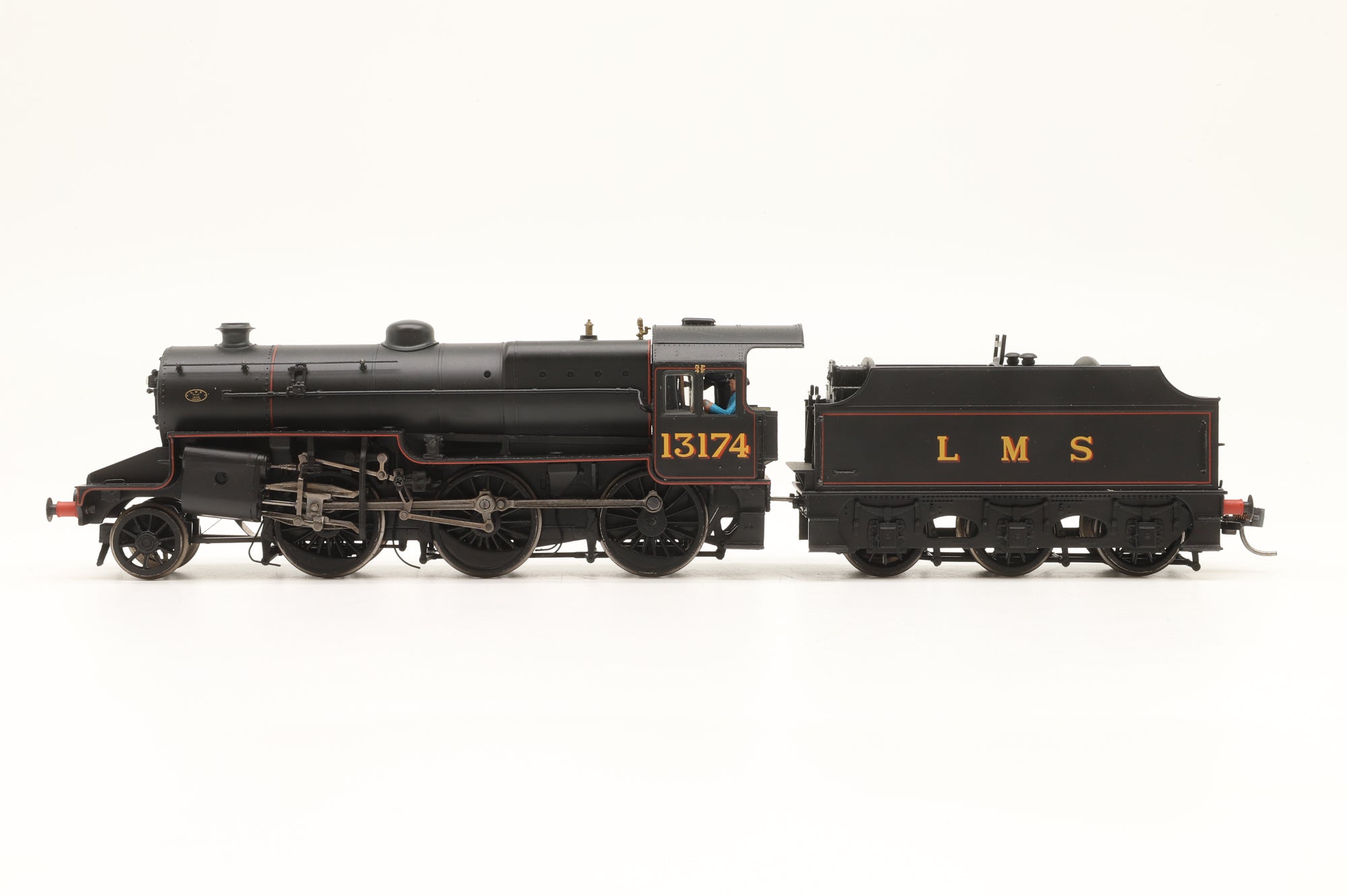 Bachmann OO 32-178A LMS Crab '13174' Lined Black, DCC Sound