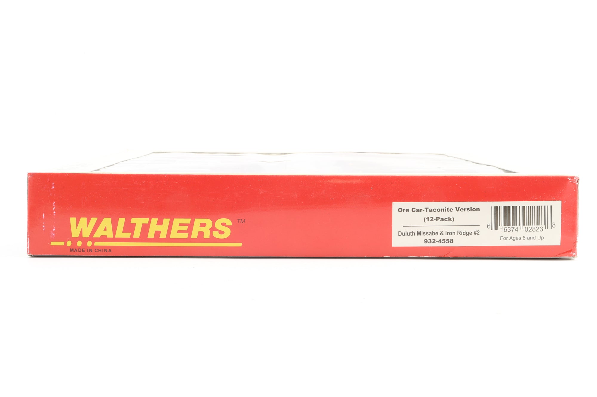 Walthers HO 932-4558 12-Pack of Taconite Ore Cars in DMIR Brown/Yellow