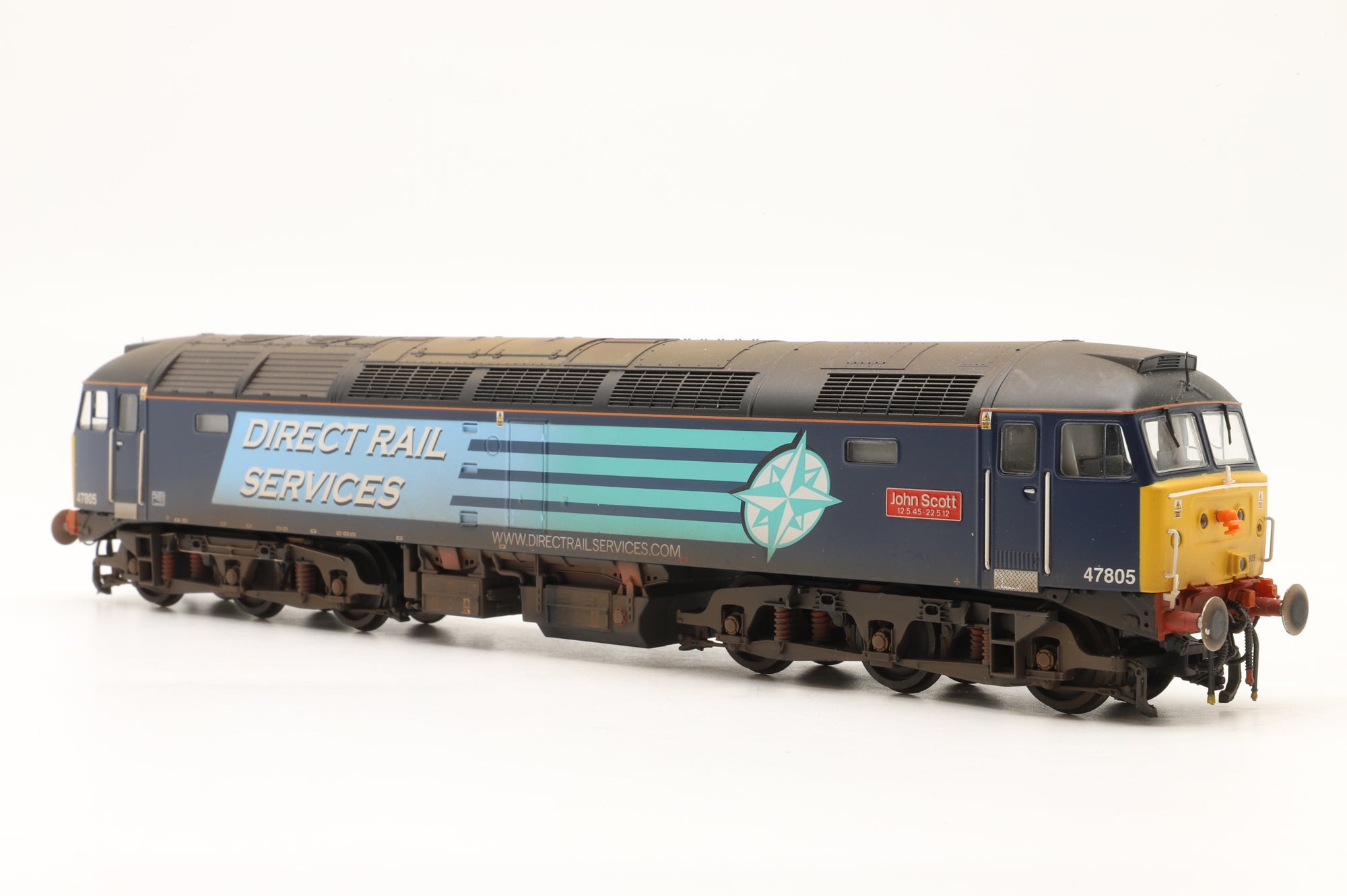 Bachmann OO 32-815 Class 47 '47805' 'John Scott' DRS TMC Weathered
