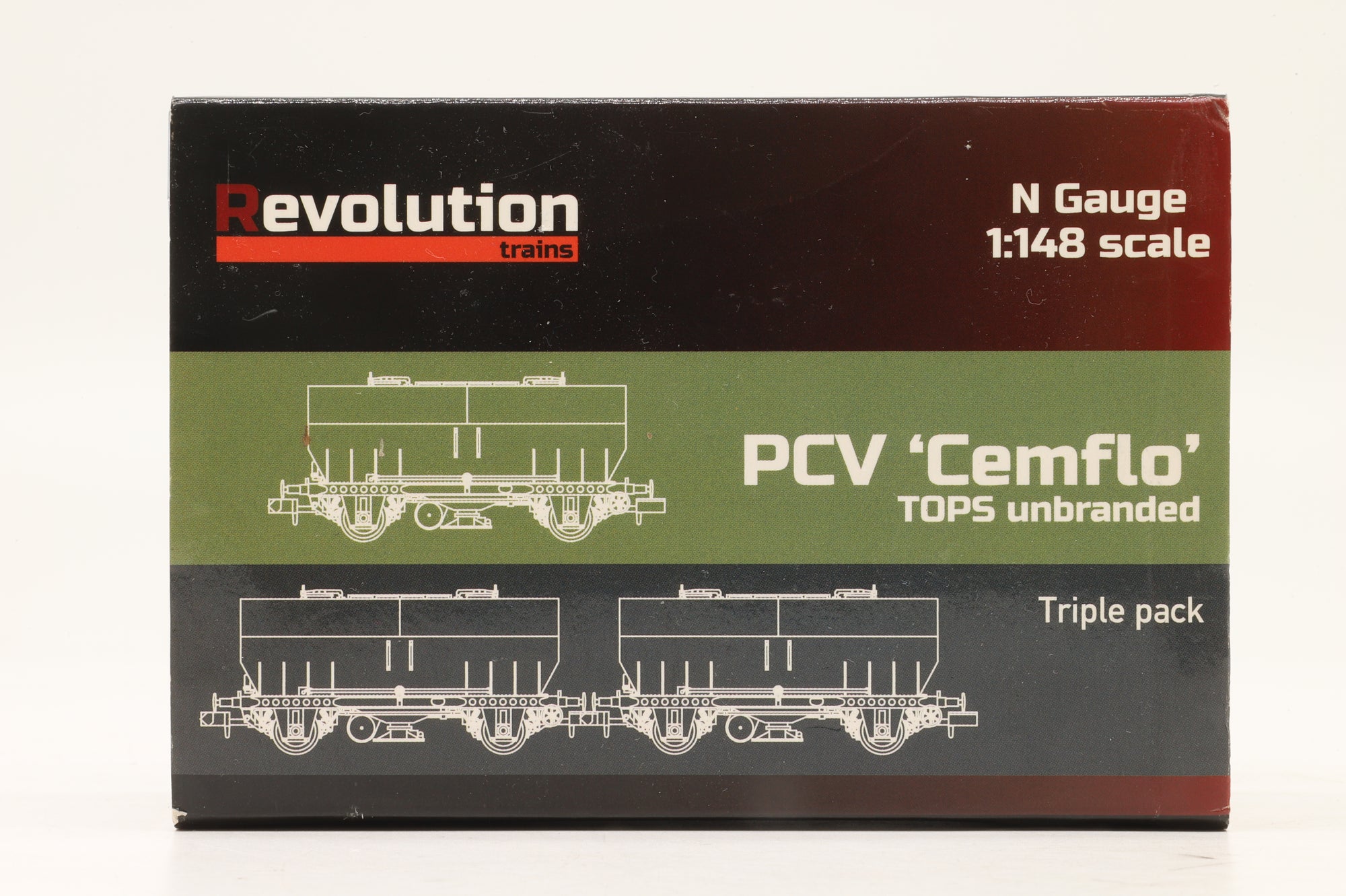 Revolution N RT-PCV-TOPS Pack of 3 PCV 'Cemflo' TOPS Unbranded
