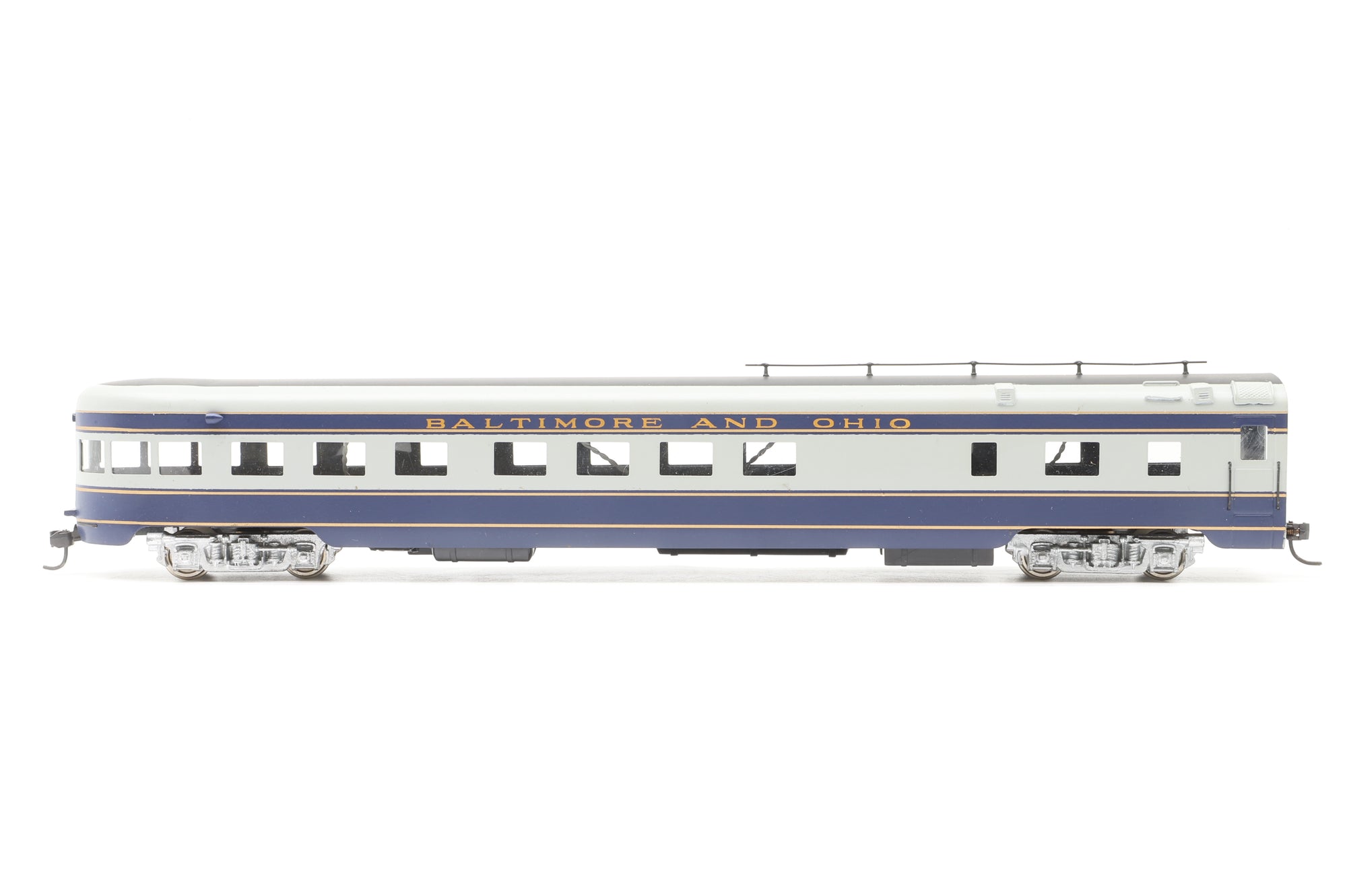 Westside Model Company HO Brass B&O Capitol Dome Passenger Car Set