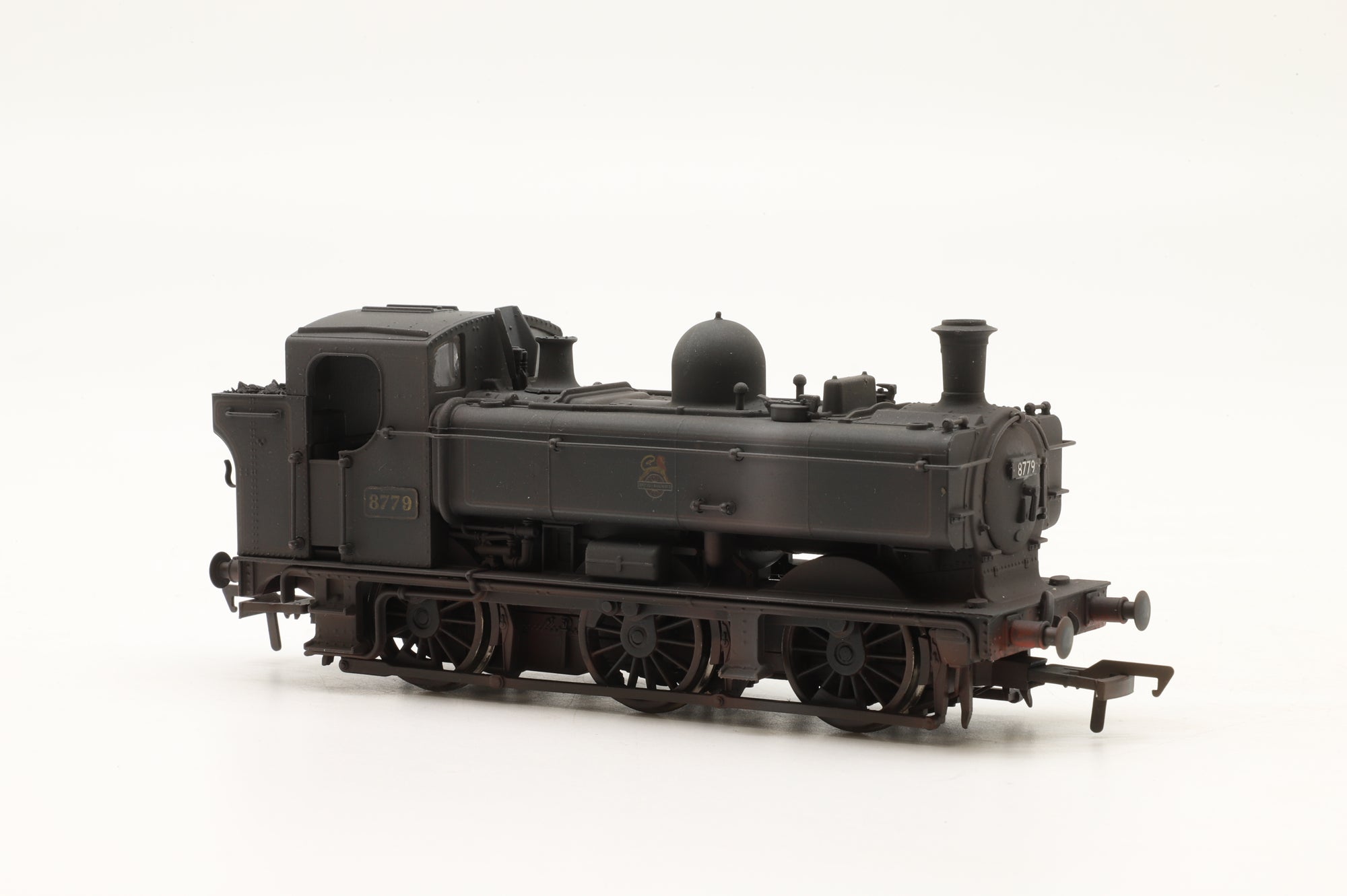 Bachmann OO 32-201 8750 Pannier Tank '8763' BR Lined Black Weathered DCC Fitted