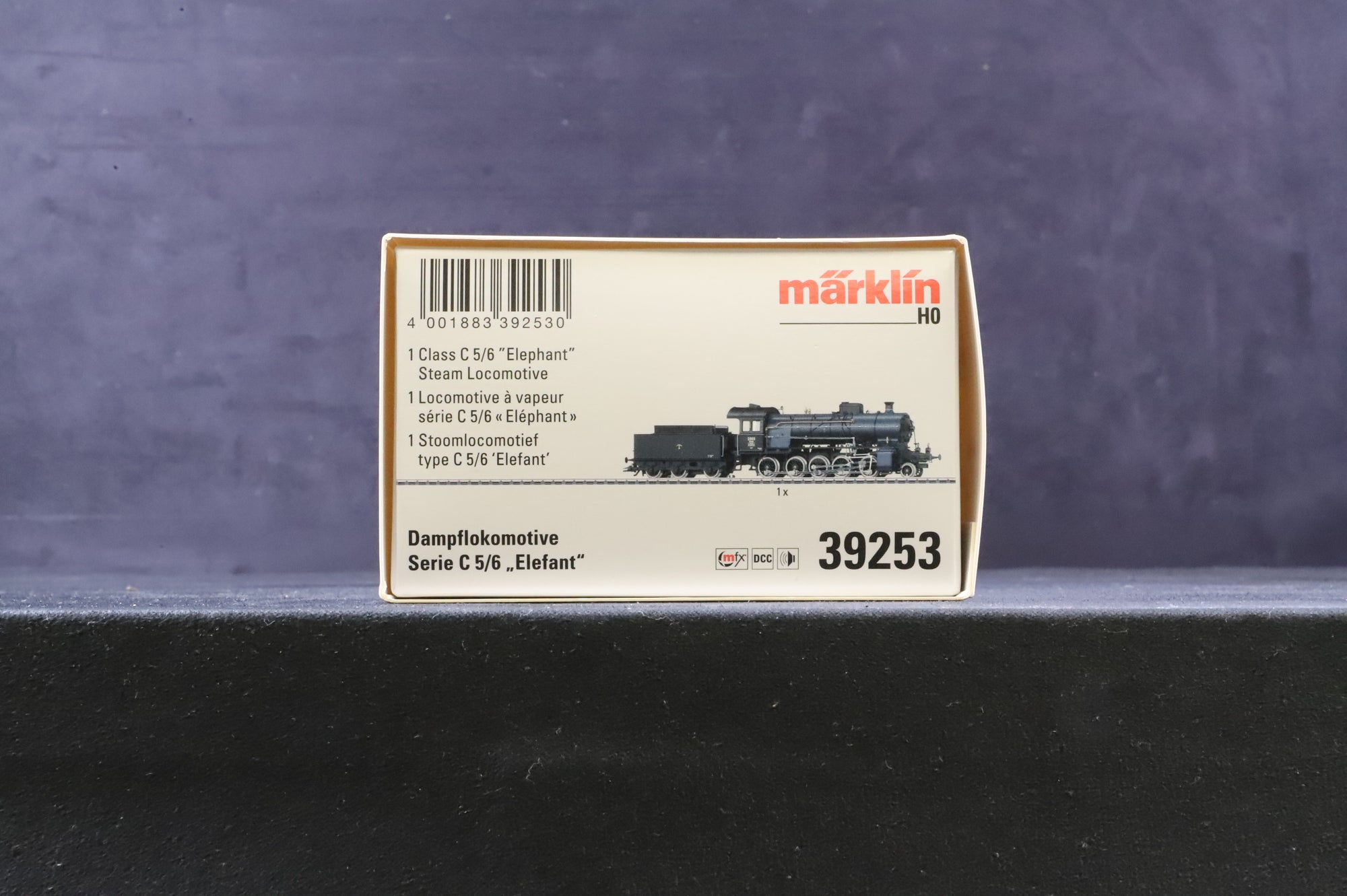 Marklin HO 39253 Class C 5/6 "Elephant" Steam Locomotive MFX Sound