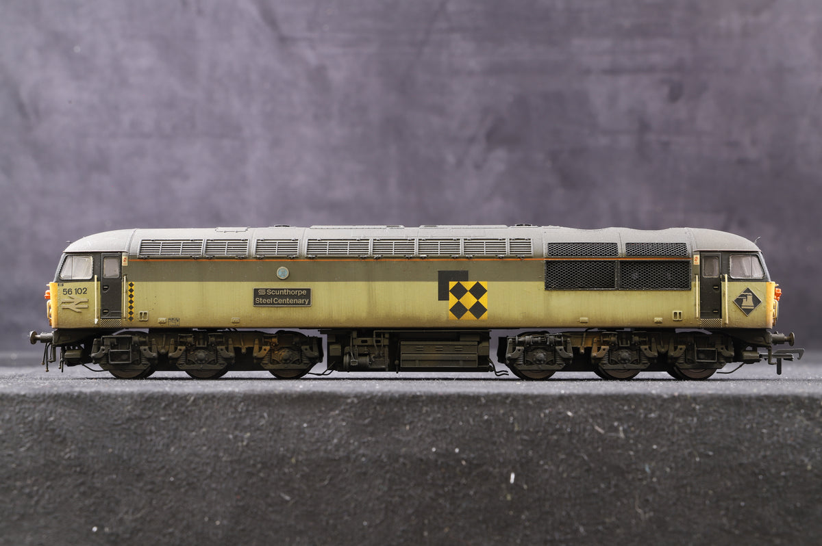 Hornby OO BR Sub Sector &#39;56102&#39; &#39;Scunthorpe Steel Centenary&#39;, Weathered