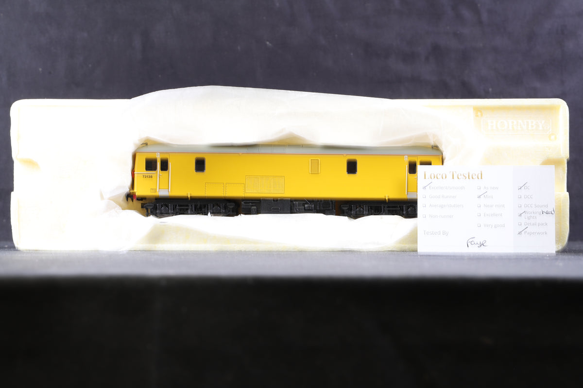 Hornby OO R3136 Class 73 &#39;73138&#39;  Network Rail