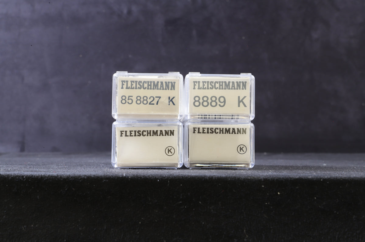 Fleischmann N Rake Of 4 Beer Box Vans Inc. 85 8827 &amp; 8889