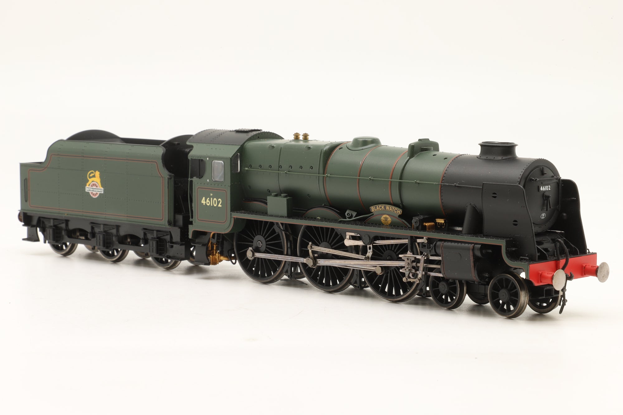 Hornby OO R2628X Royal Scot Class 7P 46102 'Black Watch' in Lined BR Green w/ Early Crests