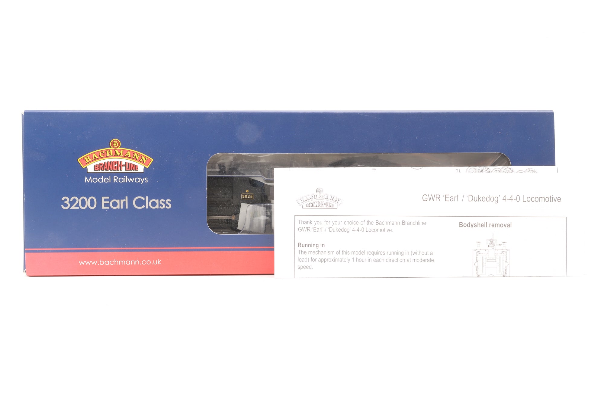 Bachmann OO 31-088 3200 Earl Class '9028' BR Black Early Emblem