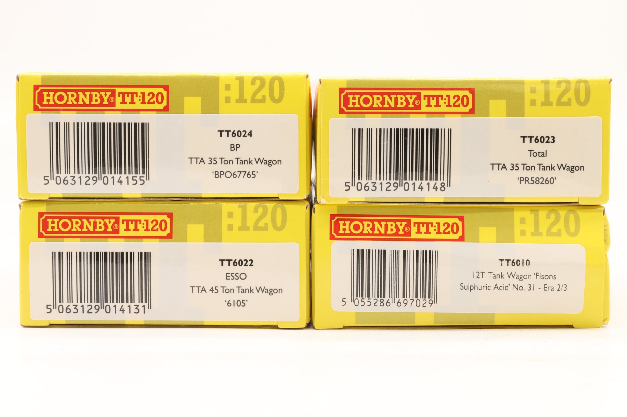 Hornby TT Rake of 3 x TTA Wagons & 1 x 12T Wagon