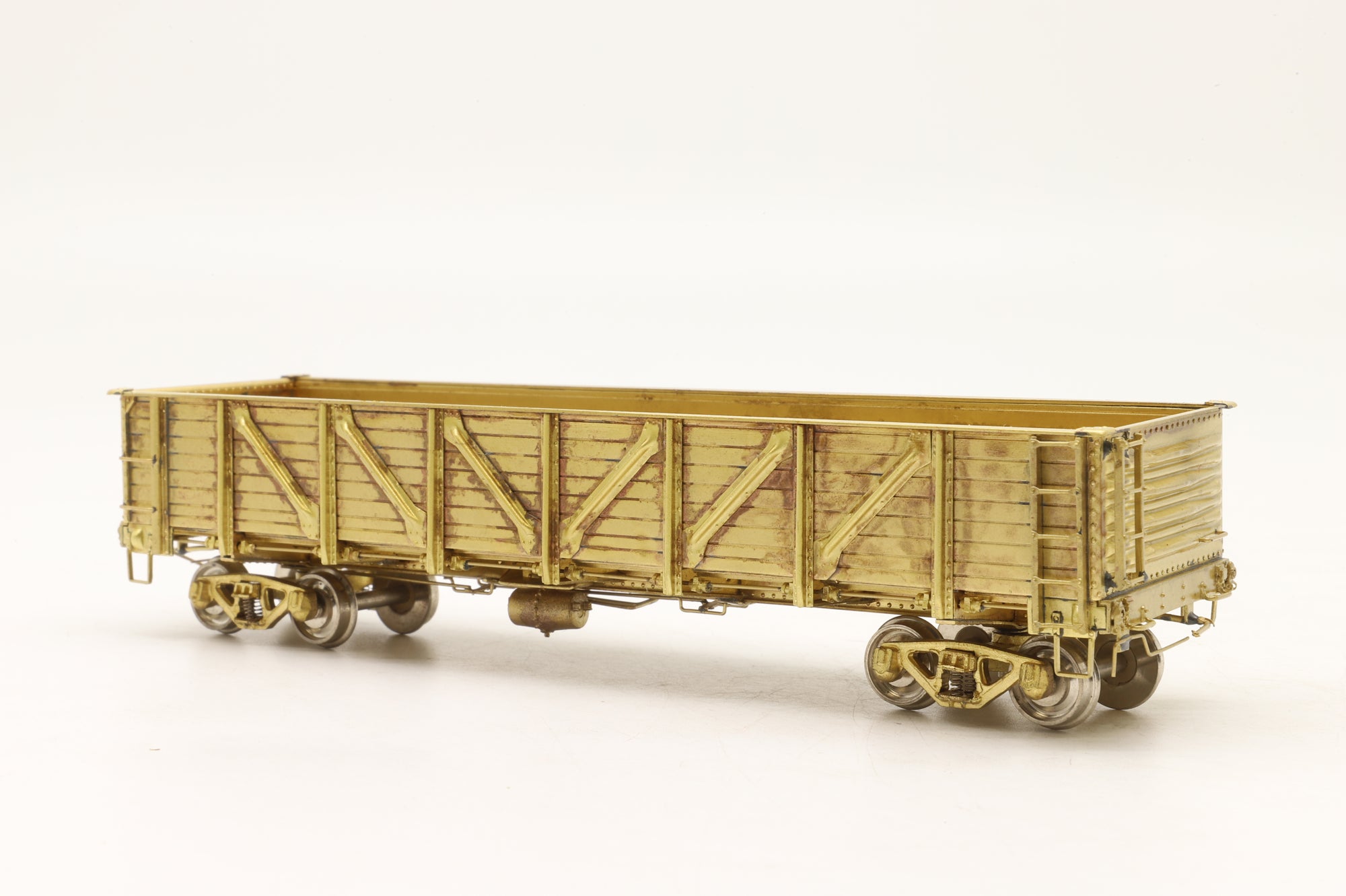 Iron Horse HO Brass 15524 Composite General Service Gondola – Unpainted