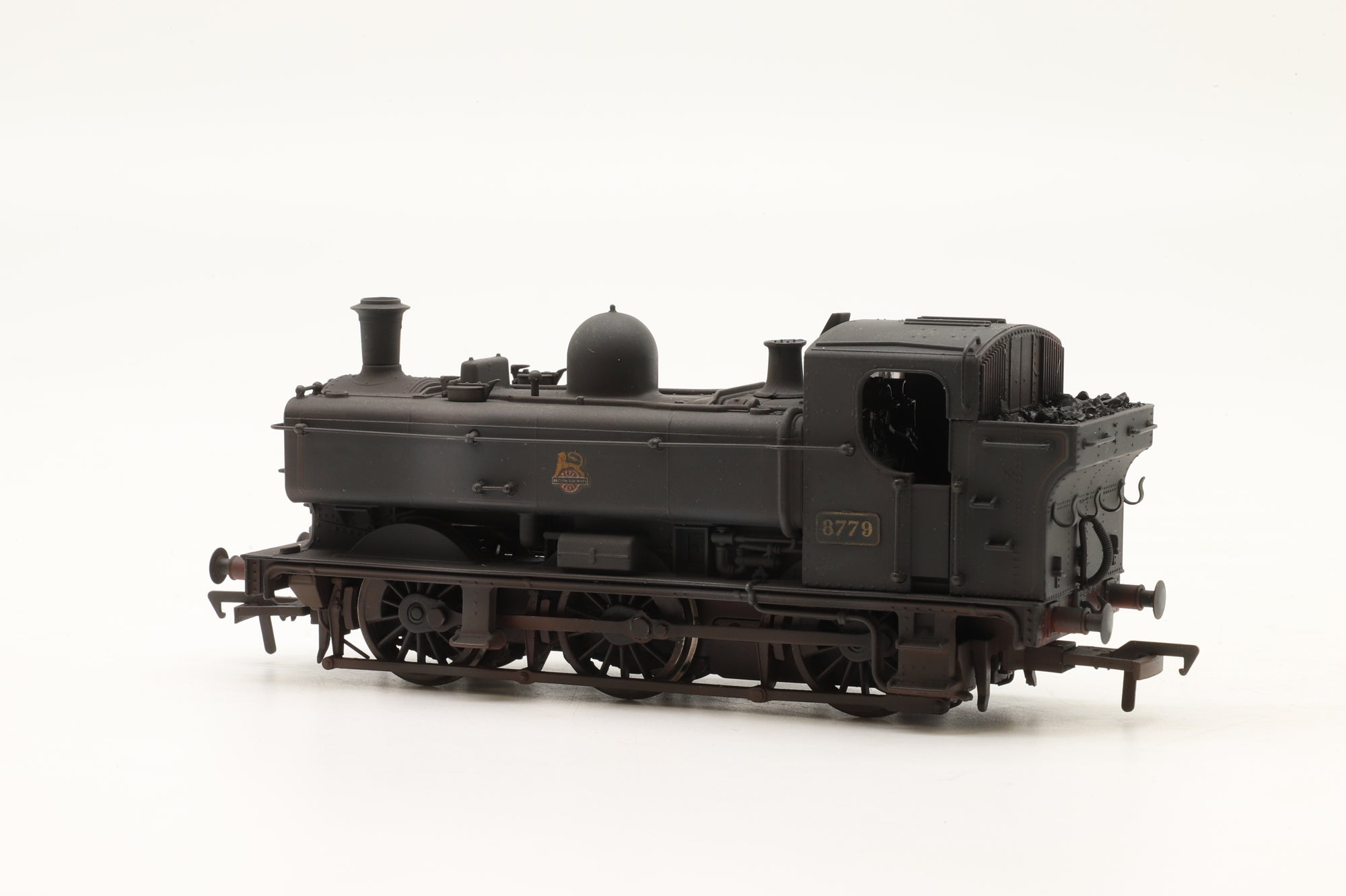 Bachmann OO 32-201 8750 Pannier Tank '8763' BR Lined Black Weathered DCC Fitted