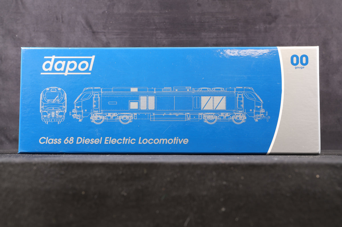 Dapol OO 4D-022-015 Class 68 &#39;68026&#39; DRS Plain Blue