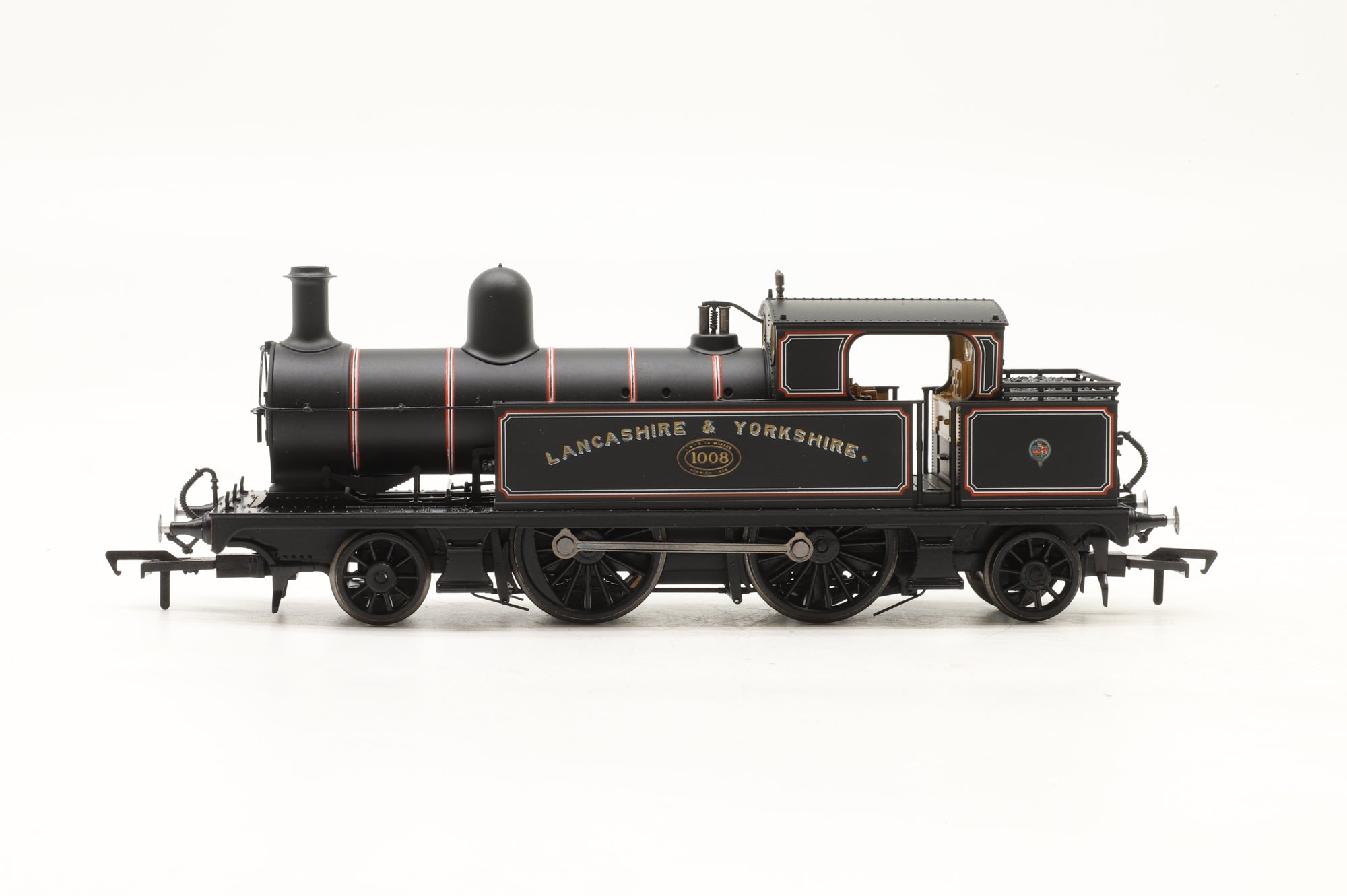 Bachmann OO 31-166NRM L&Y Class 5 1008 L&Y Black With Arc Lettering, NRM Exclusive