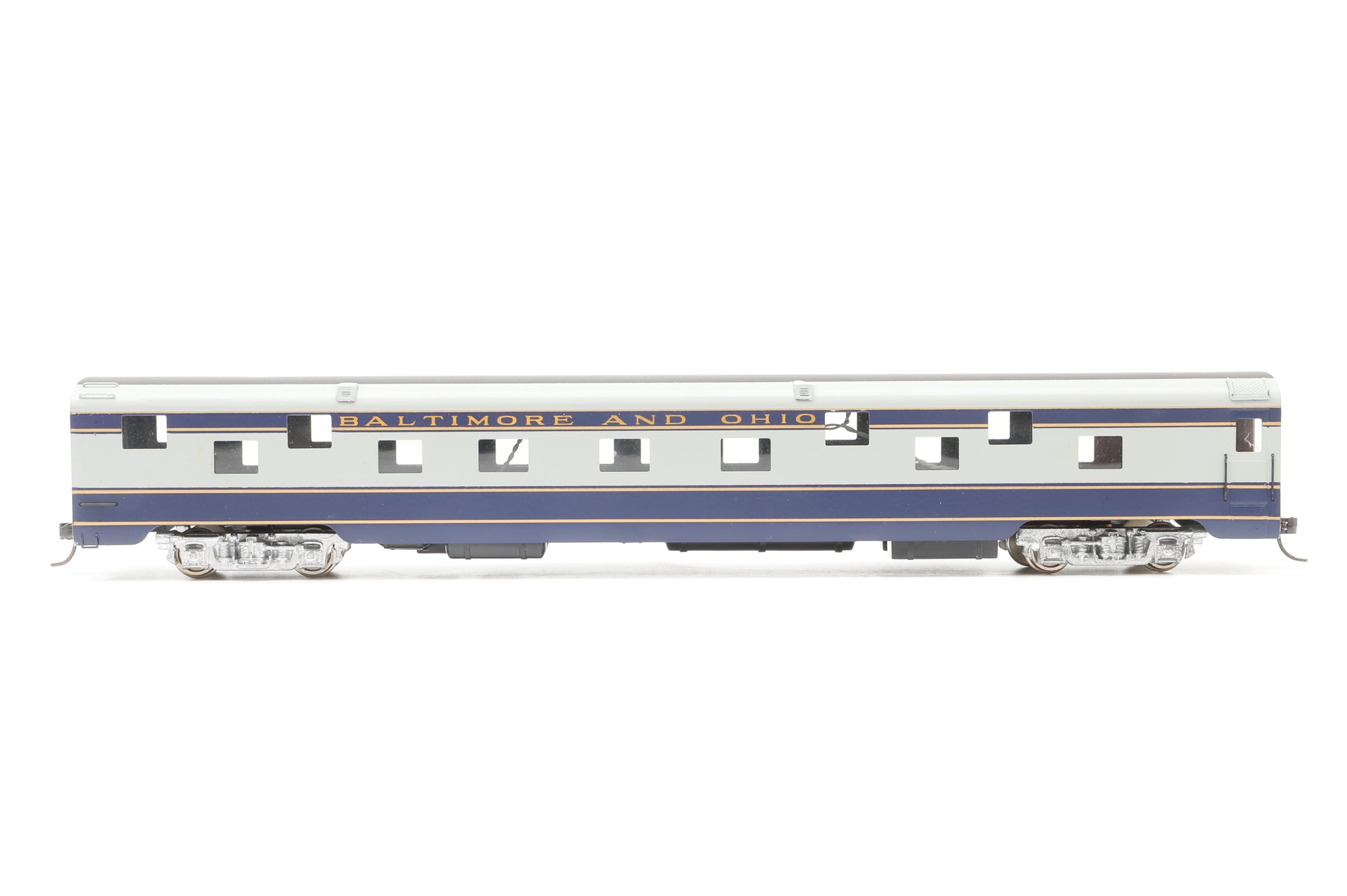 Westside Model Company HO Brass B&O Capitol Dome Passenger Car Set
