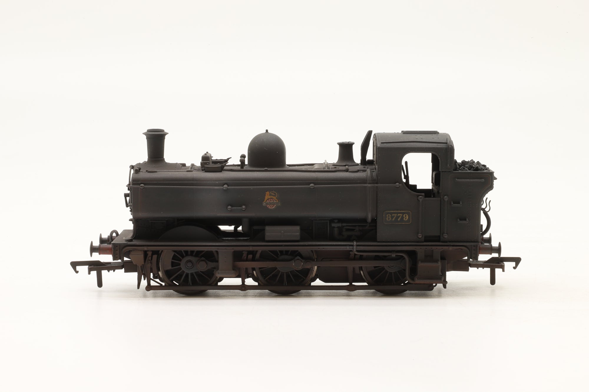 Bachmann OO 32-201 8750 Pannier Tank '8763' BR Lined Black Weathered DCC Fitted