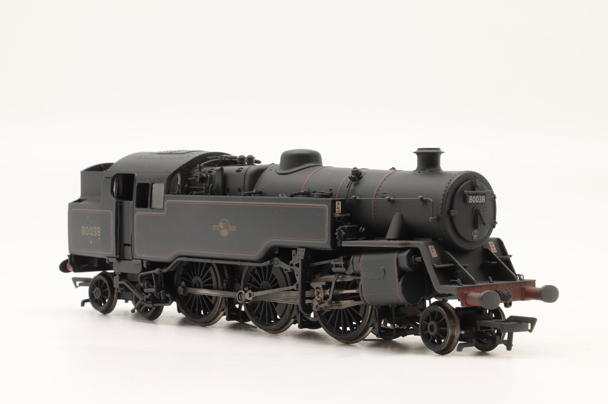 Bachmann OO 32-356 Standard Class 4MT Tank '80038' BR Black L/C Weathered