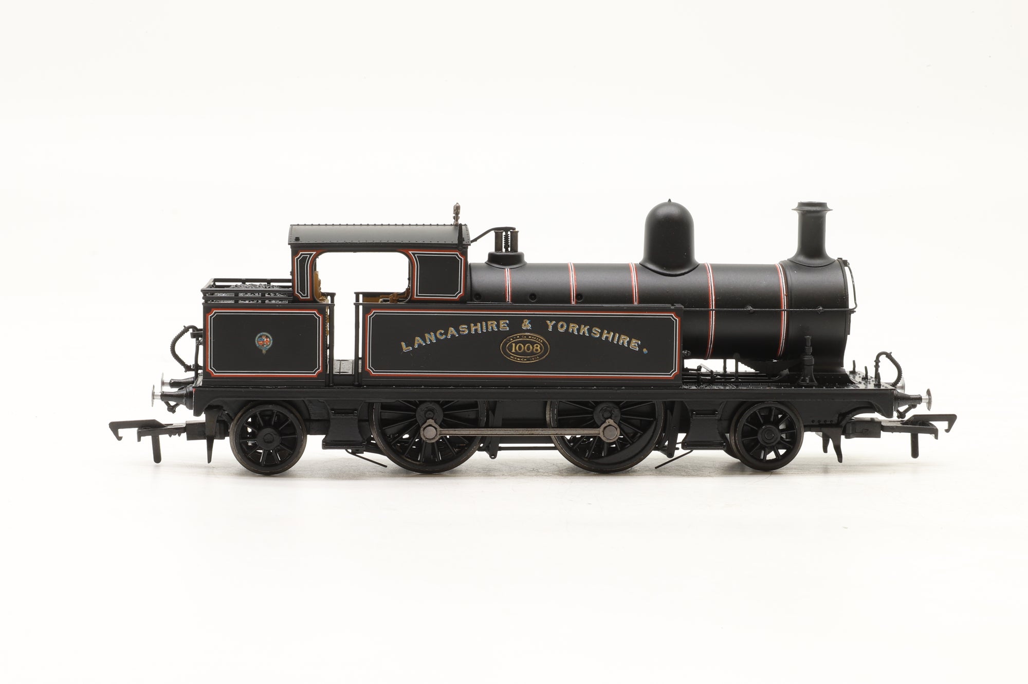 Bachmann OO 31-166NRM L&Y Class 5 1008 L&Y Black With Arc Lettering, NRM Exclusive