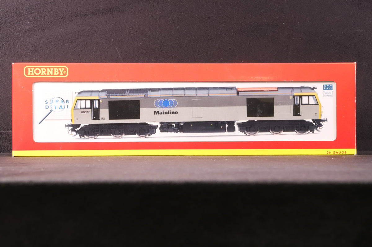 Hornby OO R2577 Class 60 60077 &#39;Canisp&#39; in Mainline (Ex-BR Railfreight Grey) Livery