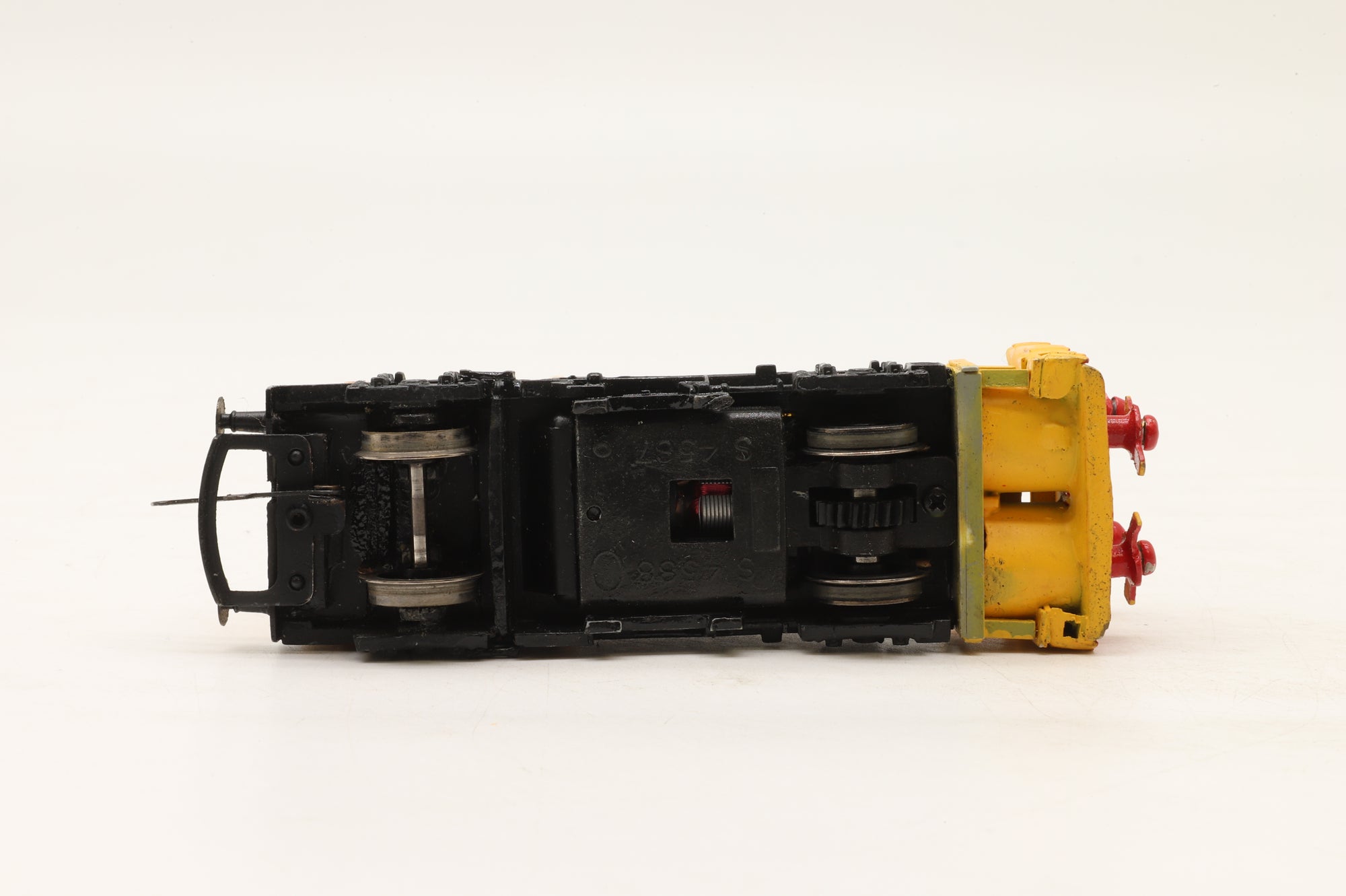 Custom/Scratch Built OO Beilhack Self-Propelled Rotary Snowblower ADB968500 in Network Rail Yellow