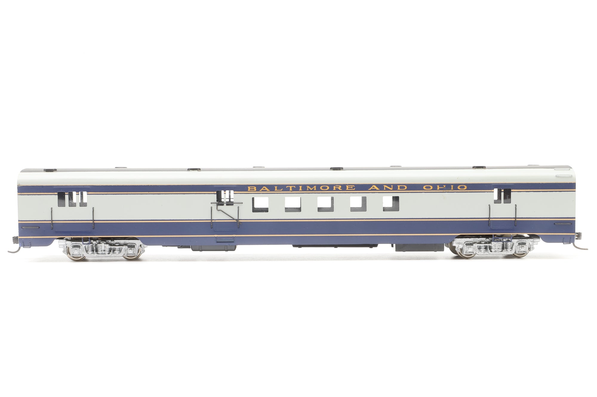 Westside Model Company HO Brass B&O Capitol Dome Passenger Car Set