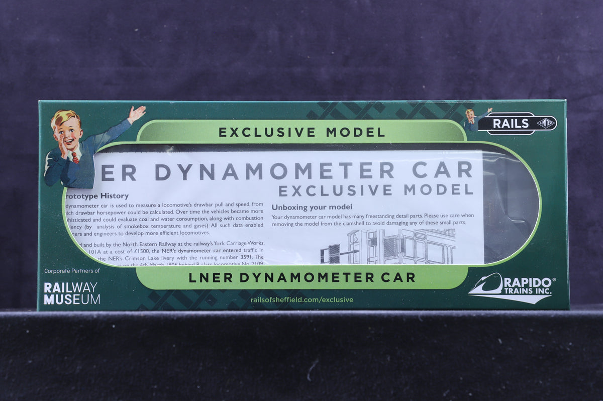 Rails of Sheffield OO 1948 LNER Dynamometer Car Version 2 902502 in LNER Teak Livery