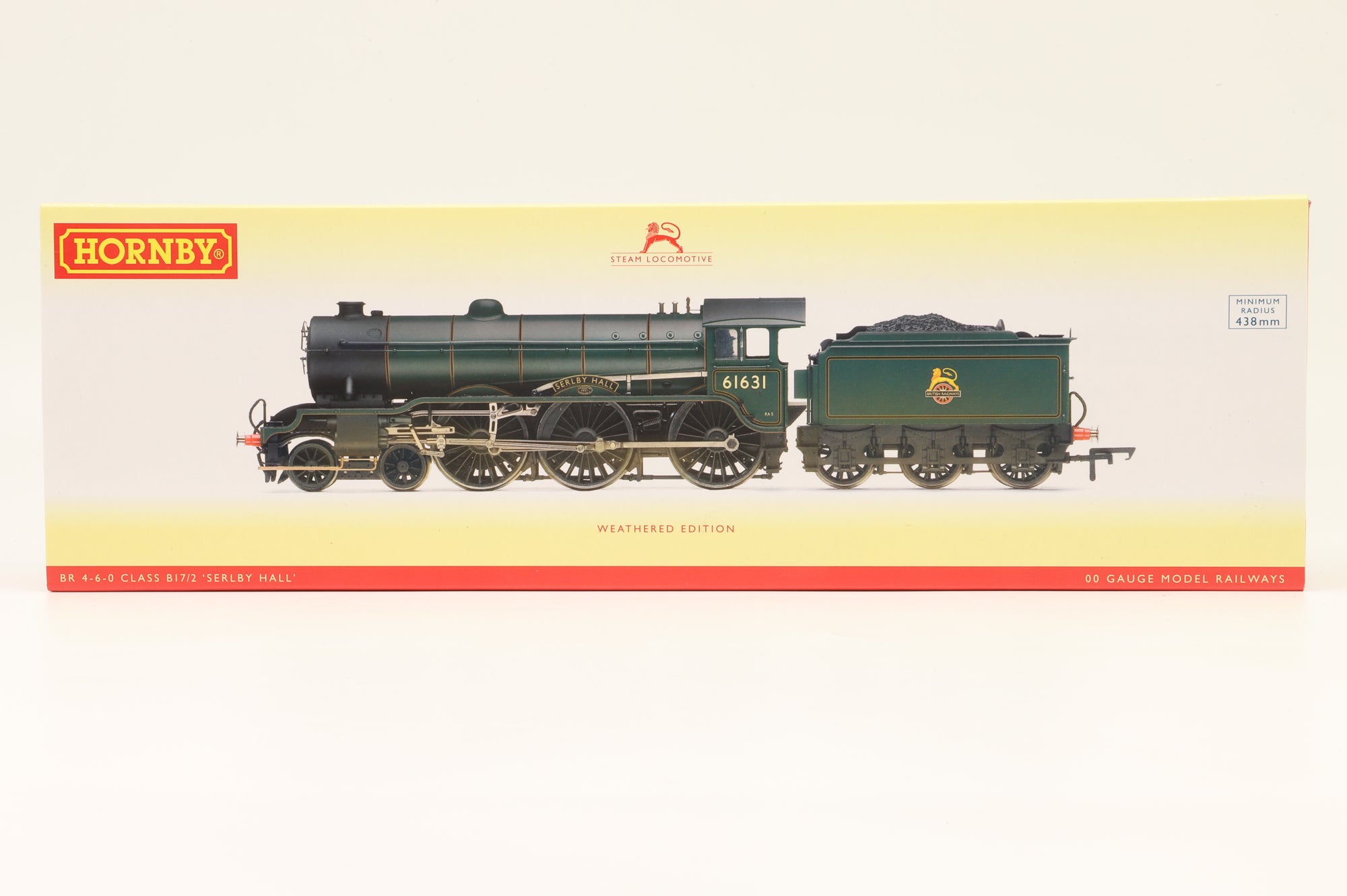 Hornby OO R3004X Class B17/2 '61631' 'Selby Hall' BR Green E/C Weathered DCC Fitted