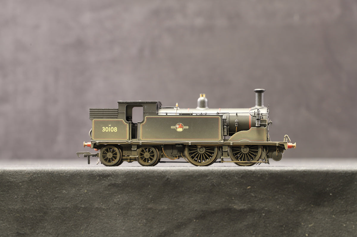 Hornby OO R2506 BR 0-4-4 Class M7 Locomotive &#39;30108&#39; BR Lined Black L/C Weathered Edition