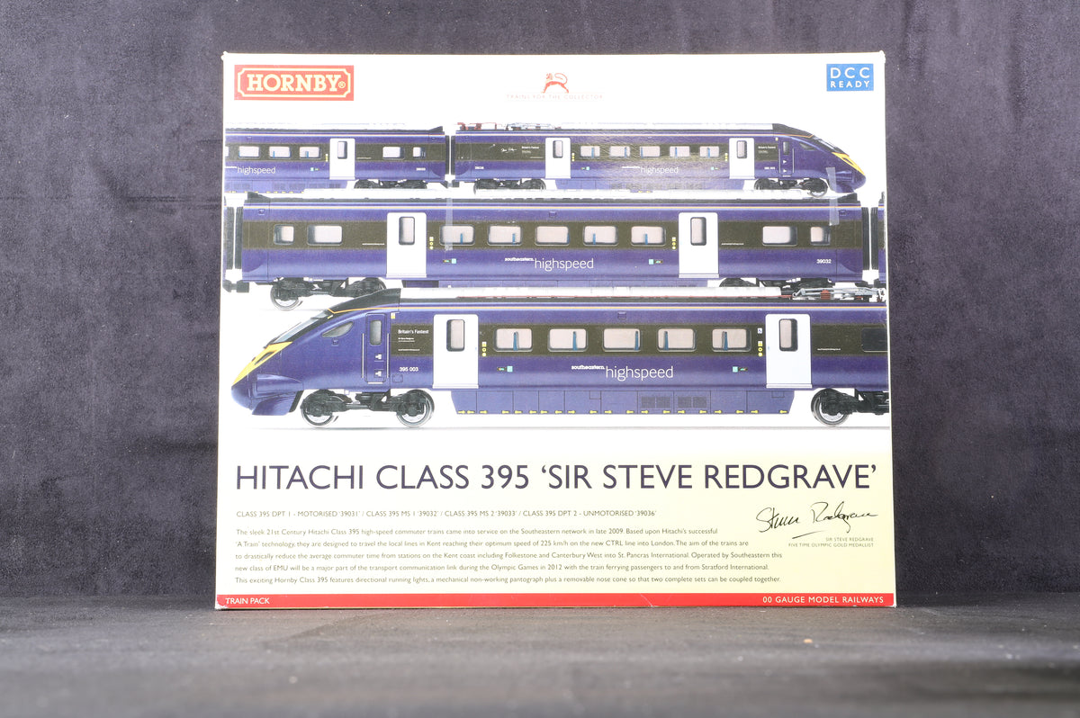 Hornby OO R2972 Hitachi Class 395 &#39;Sir Steve Redgrave&#39; Train Pack