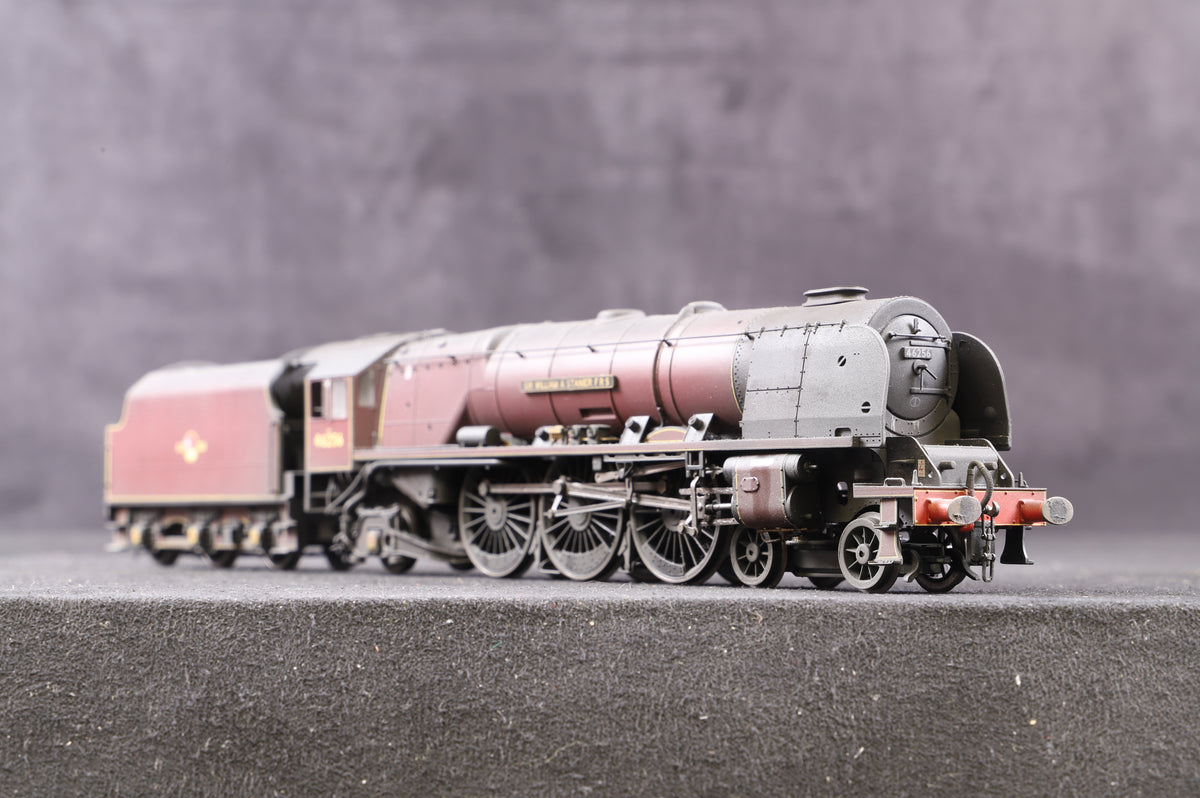 Hornby OO R3555 Princess Coronation Class 46256&#39; &#39;Sir William. A Stanier F.R.S&#39; BR Maroon L/C, Weathered