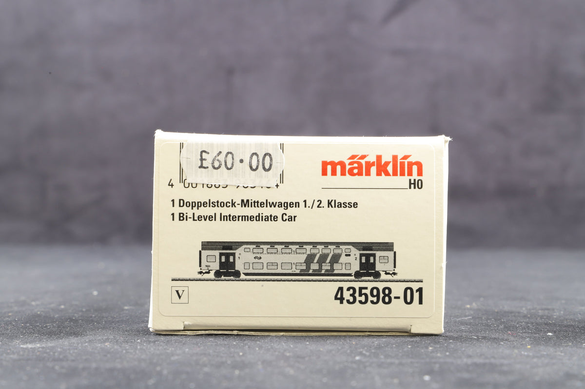 Marklin HO 43598-01 Bi-Level Intermediate Car