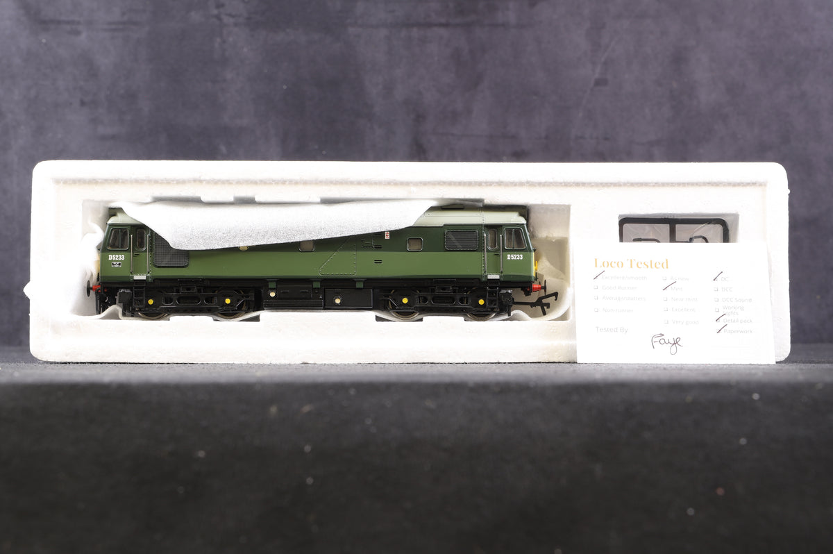 Bachmann OO 32-411 Class 25/2 &#39;D5233&#39; BR Green L/C