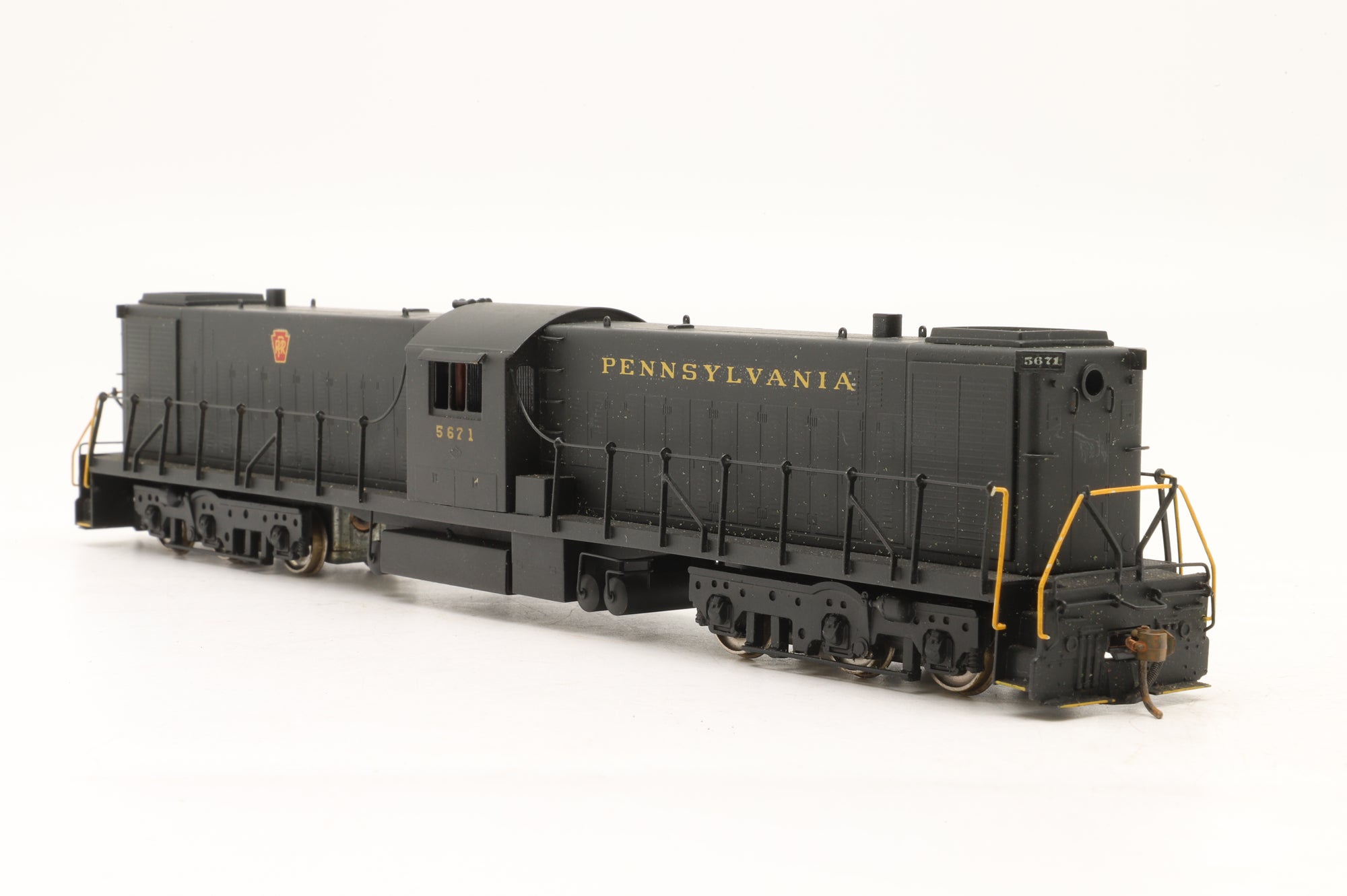 NJ Custom Brass HO Brass Pennsylvania Diesel Electric Transfer Unit '5671' Custom Painted