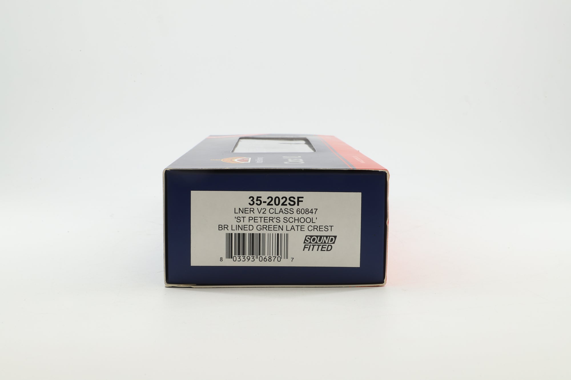 Bachmann OO 35-202SF Class V2 60847 'St Peter's School' in Lined BR Green w/ Late Crests - DCC Sound